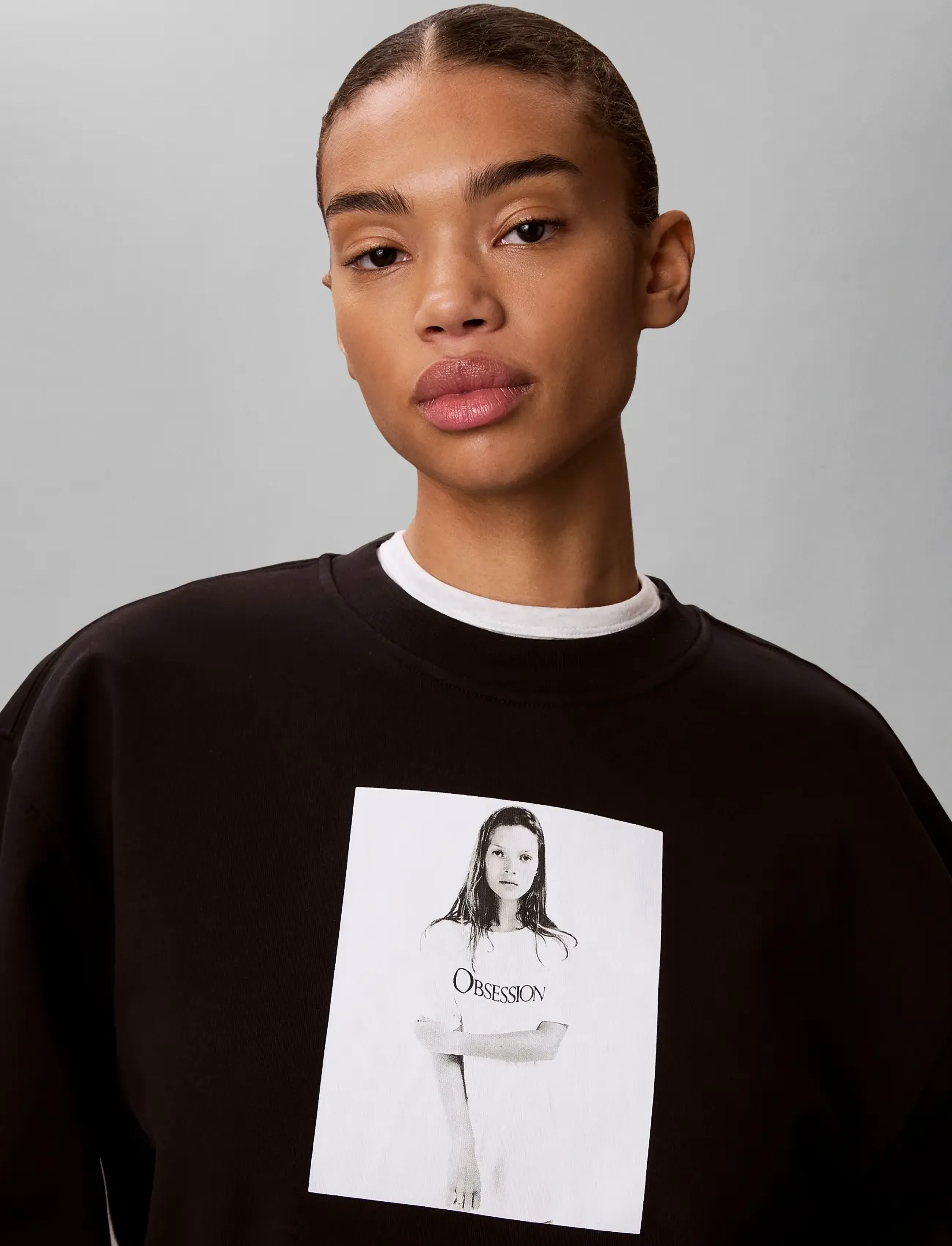 Calvin Klein - KATE OBSESSION BOYFRIEND SWEATSH - alltags-style - black - 5