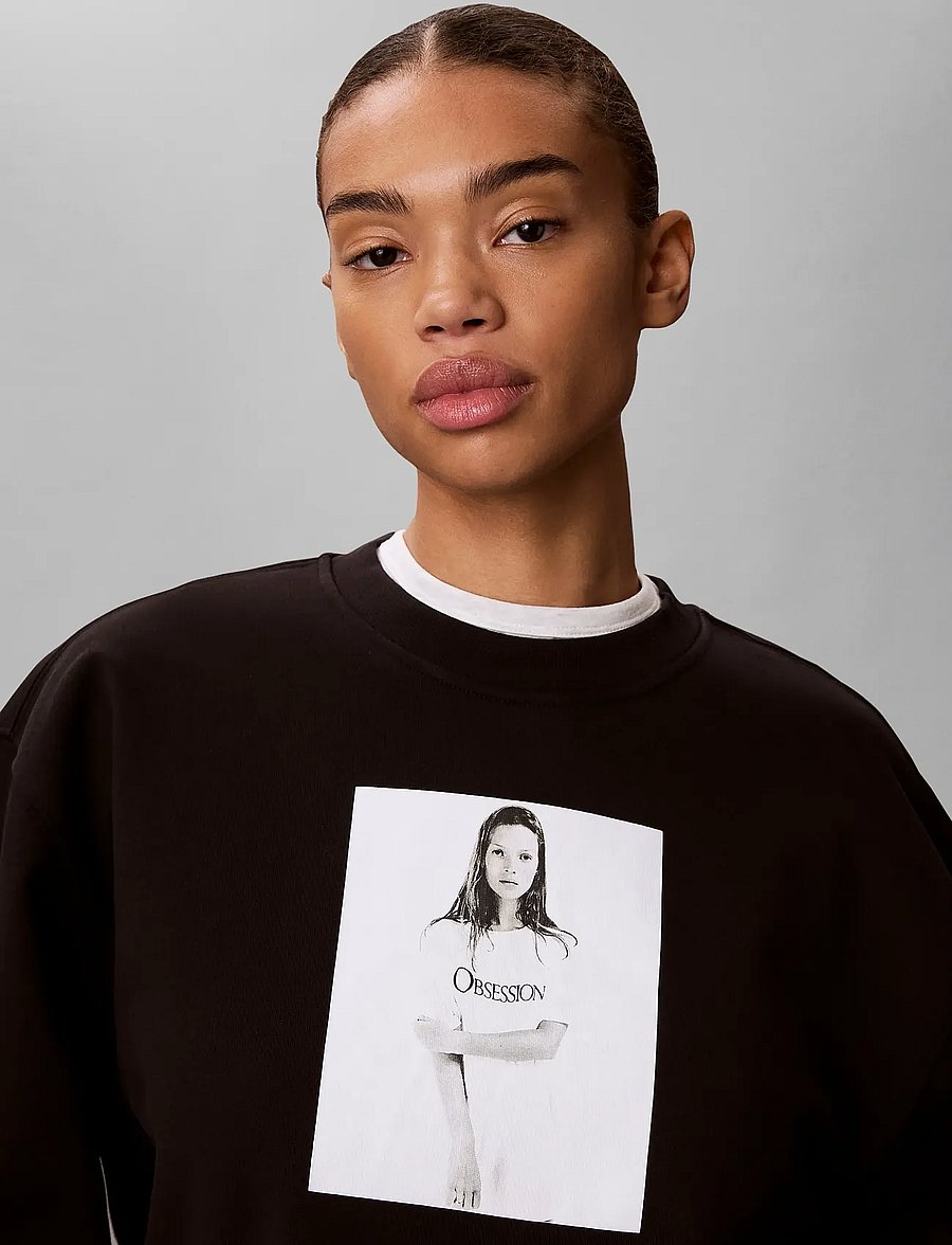 Calvin Klein - KATE OBSESSION BOYFRIEND SWEATSH - alltags-style - black - 5