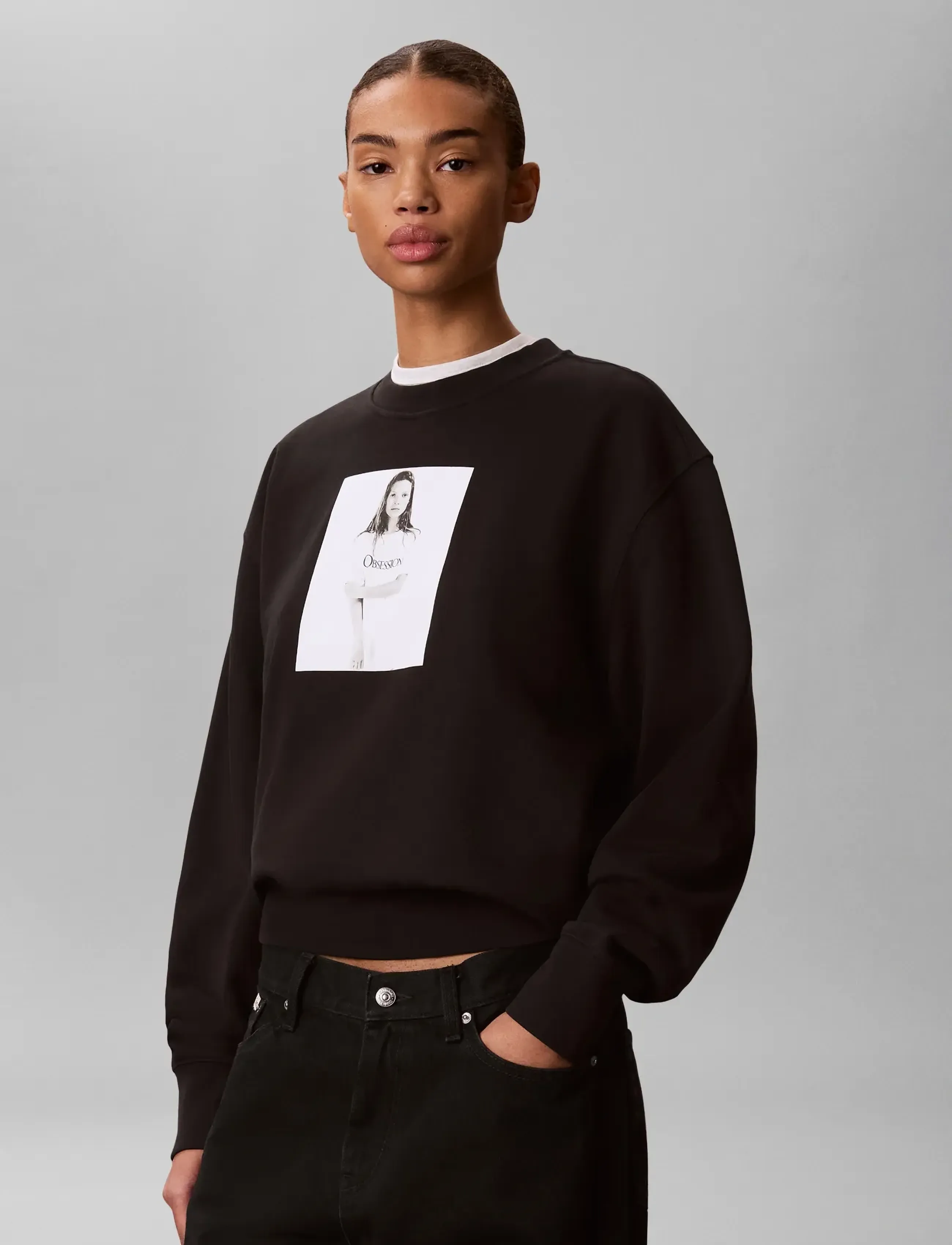 Calvin Klein Kate Obsession Boyfriend Sweatsh tröjor dam – bild 5