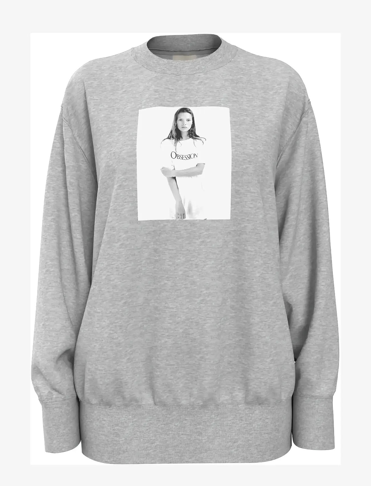 Calvin Klein - KATE OBSESSION BOYFRIEND SWEATSH - alltags-style - heroic grey heather - 1