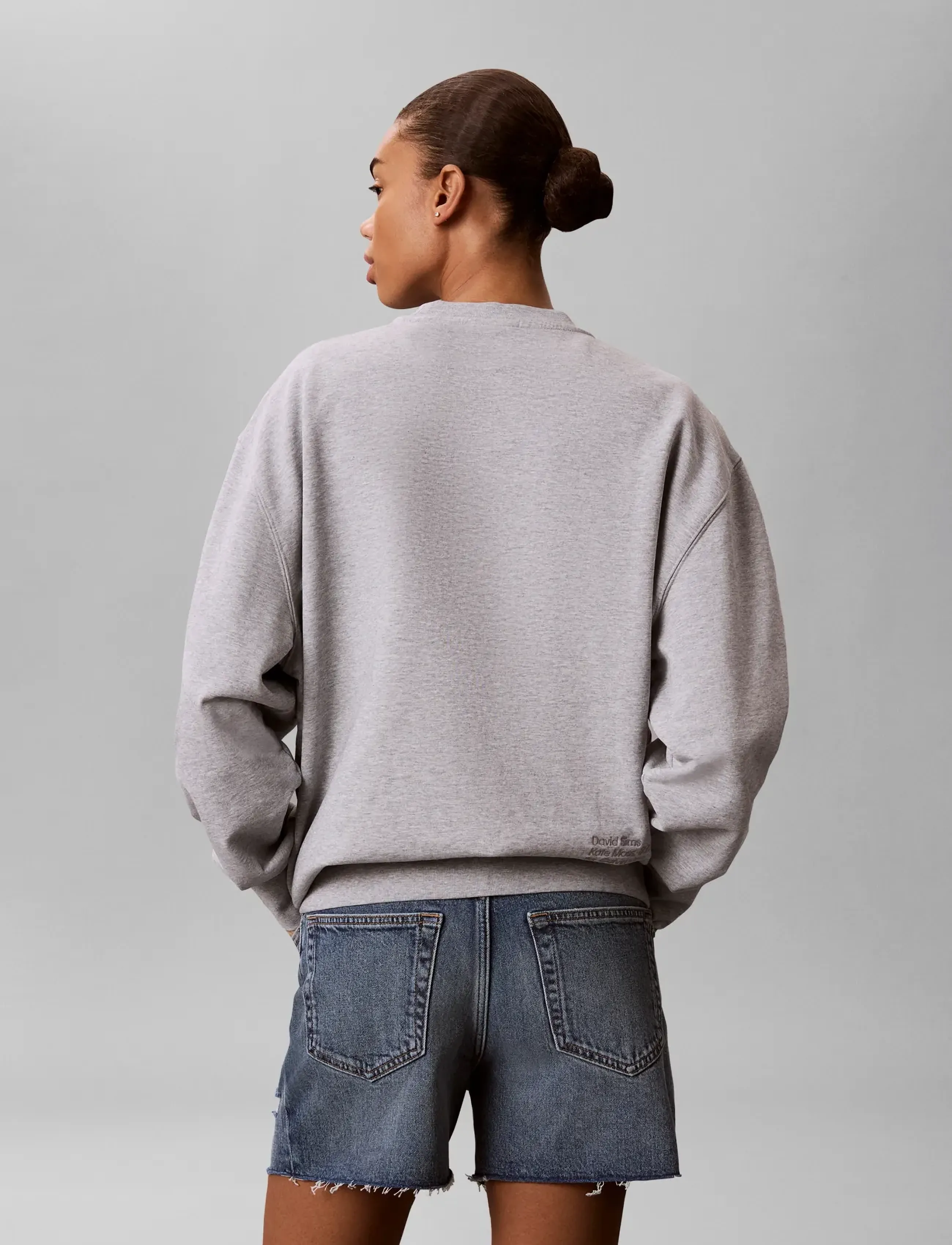Calvin Klein - KATE OBSESSION BOYFRIEND SWEATSH - alltags-style - heroic grey heather - 3