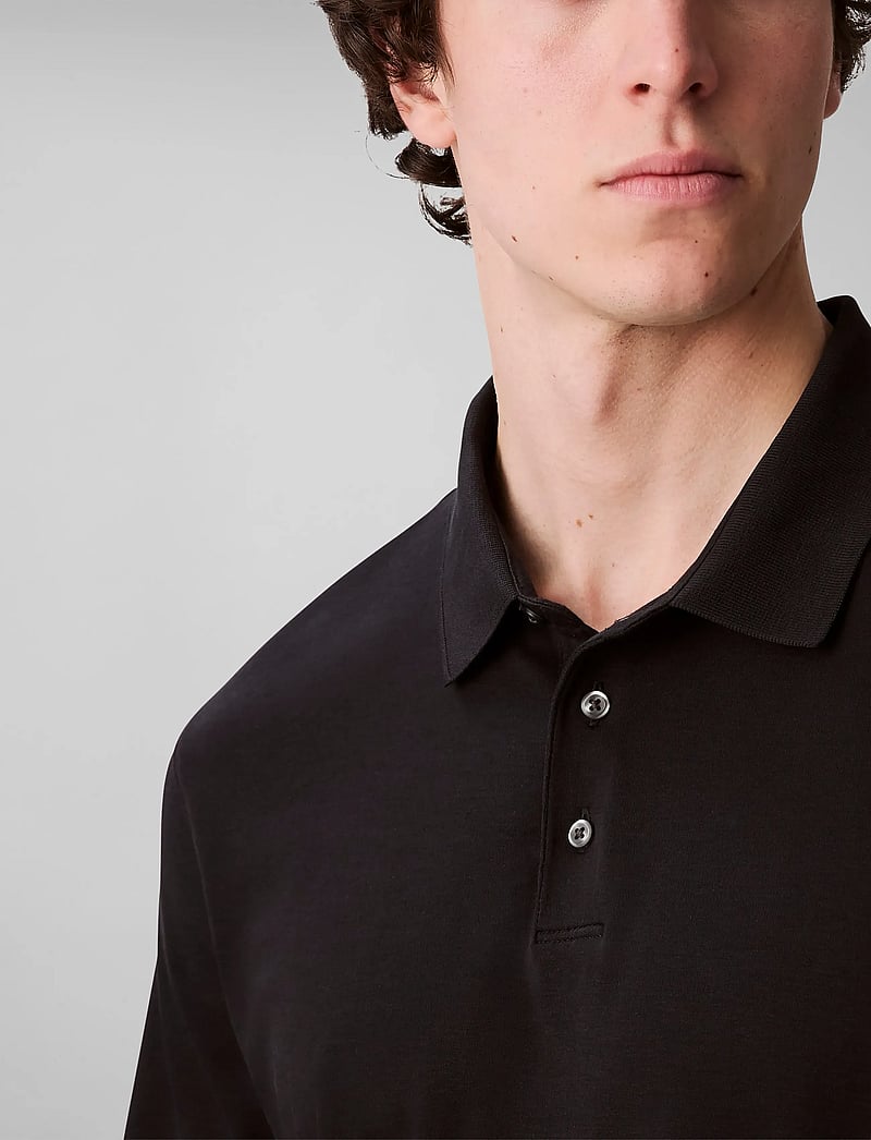 Calvin Klein - SS NA WHSL SUPIMA POLO - kurzärmelig - black - 5