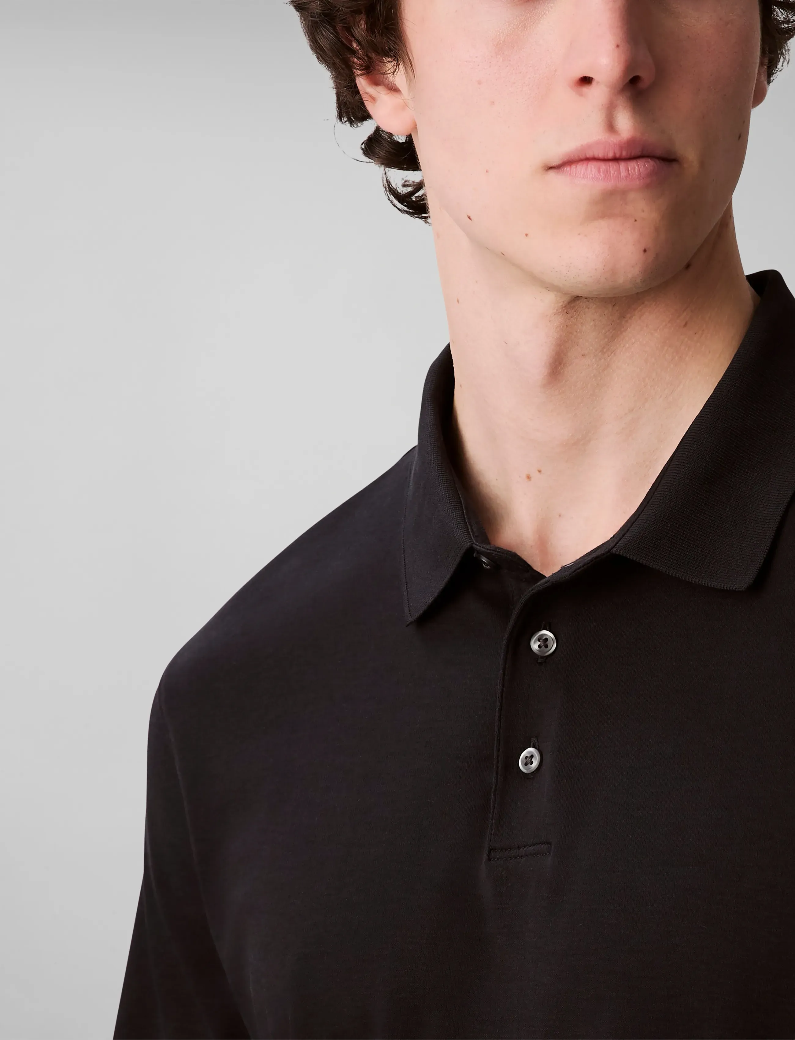 Calvin Klein - SS NA WHSL SUPIMA POLO - lühikeste varrukatega polod - black - 5