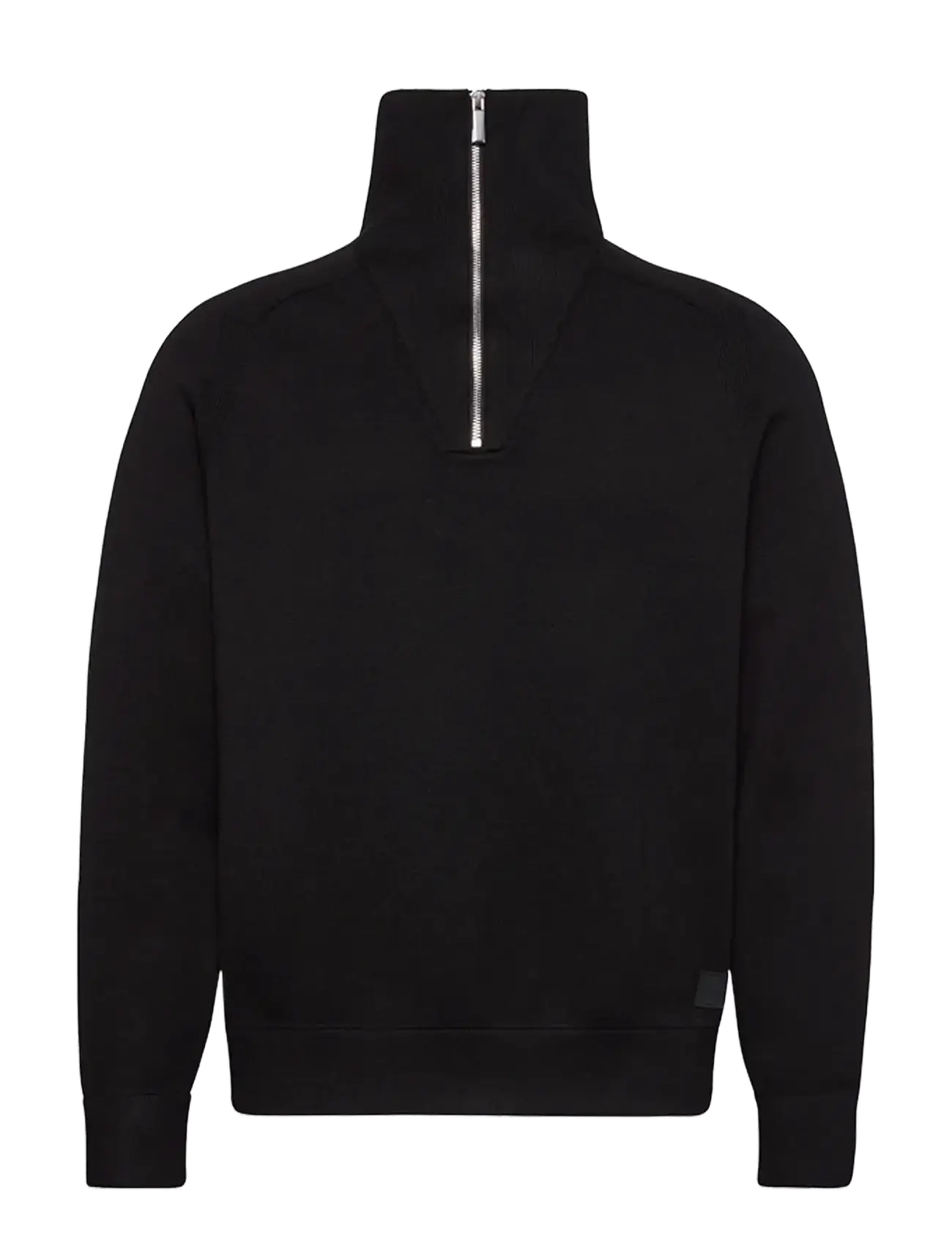 Calvin Klein LS CK TECH KNIT QZ SWEATER 14GG - Óformlegri fatnaður - BLACK / black