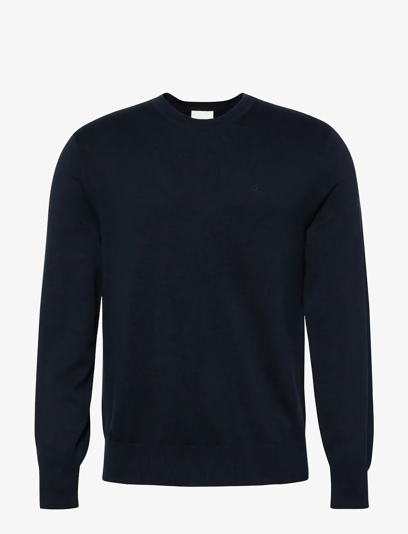 Calvin Klein - LS SUPIMA COTTON CREW 14GG - rund hals - dark sapphire - 1
