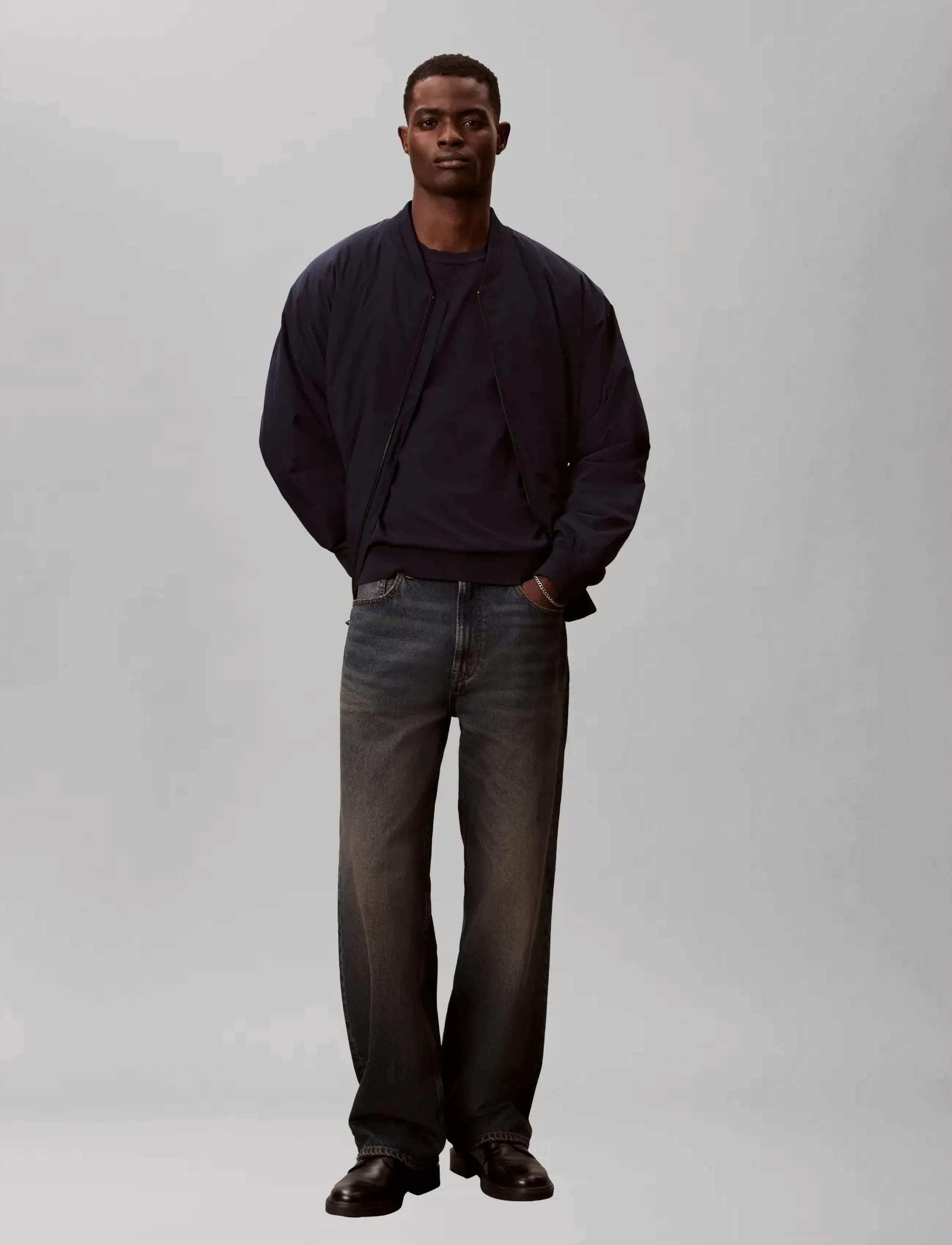 Calvin Klein Ls Supima Cotton Crew 14Gg långärmade t-shirts herr – bild 5