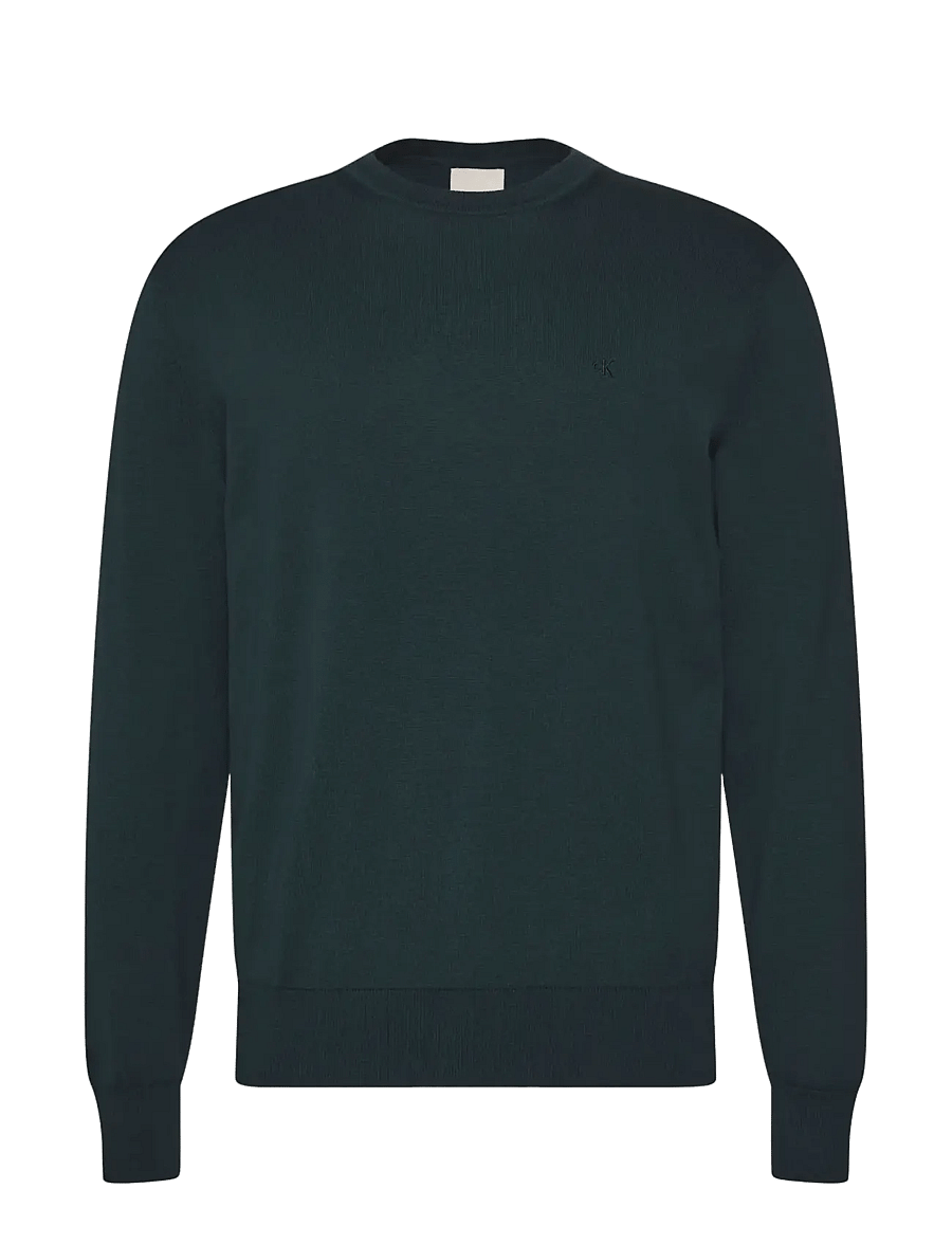 Calvin Klein - LS SUPIMA COTTON CREW 14GG - rundhals - magical forest - 1