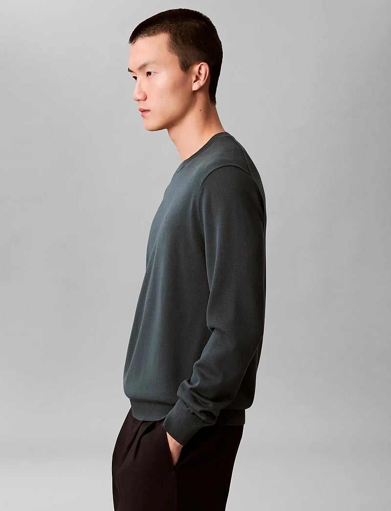 Calvin Klein - LS SUPIMA COTTON CREW 14GG - rundhals - magical forest - 4