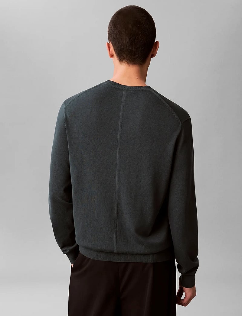 Calvin Klein - LS SUPIMA COTTON CREW 14GG - rundhals - magical forest - 5