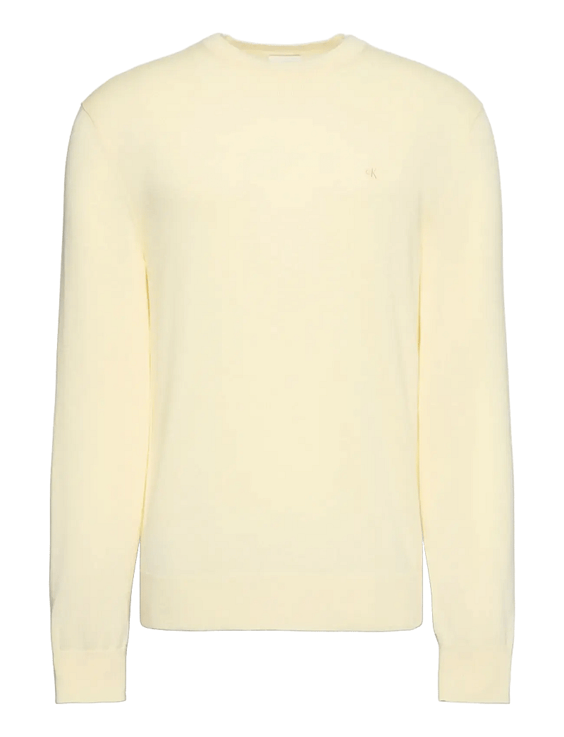 Calvin Klein - LS SUPIMA COTTON CREW 14GG - rundhals - pear sorbet - 1