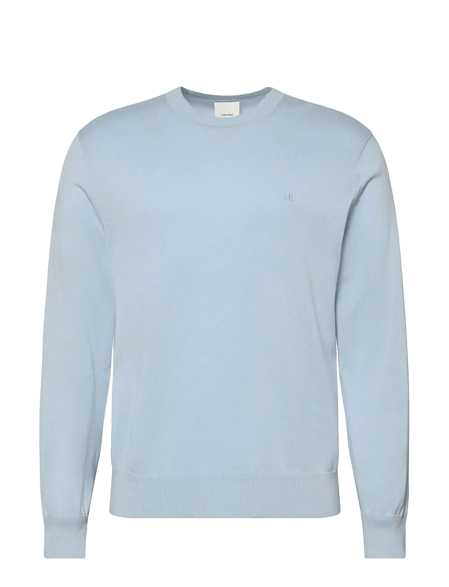 Calvin Klein - LS SUPIMA COTTON CREW 14GG - rundhals - plein air - 1
