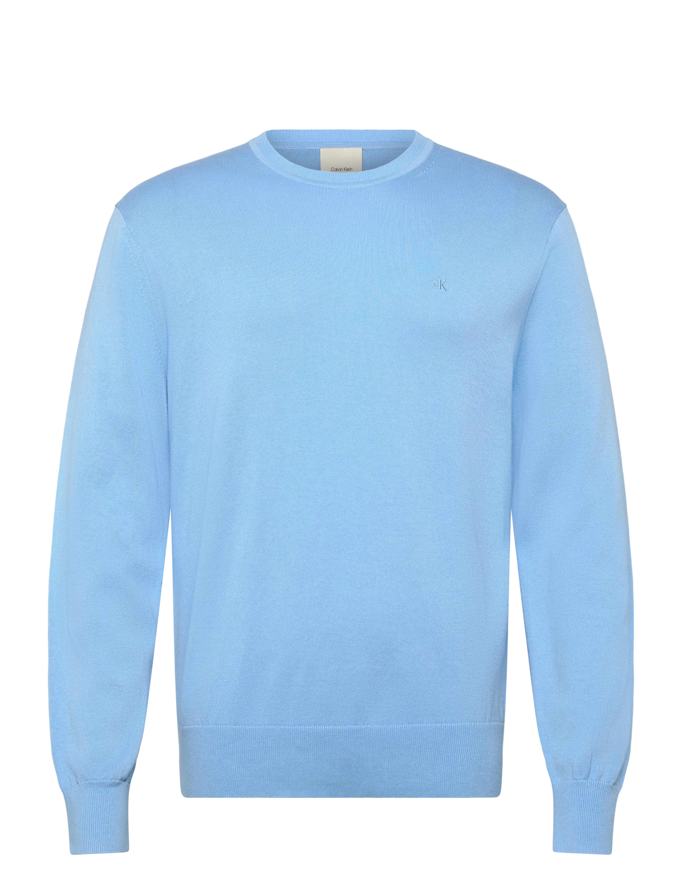 Calvin Klein LS SUPIMA COTTON CREW 14GG - Kudumid - TRACK BLUE / blue