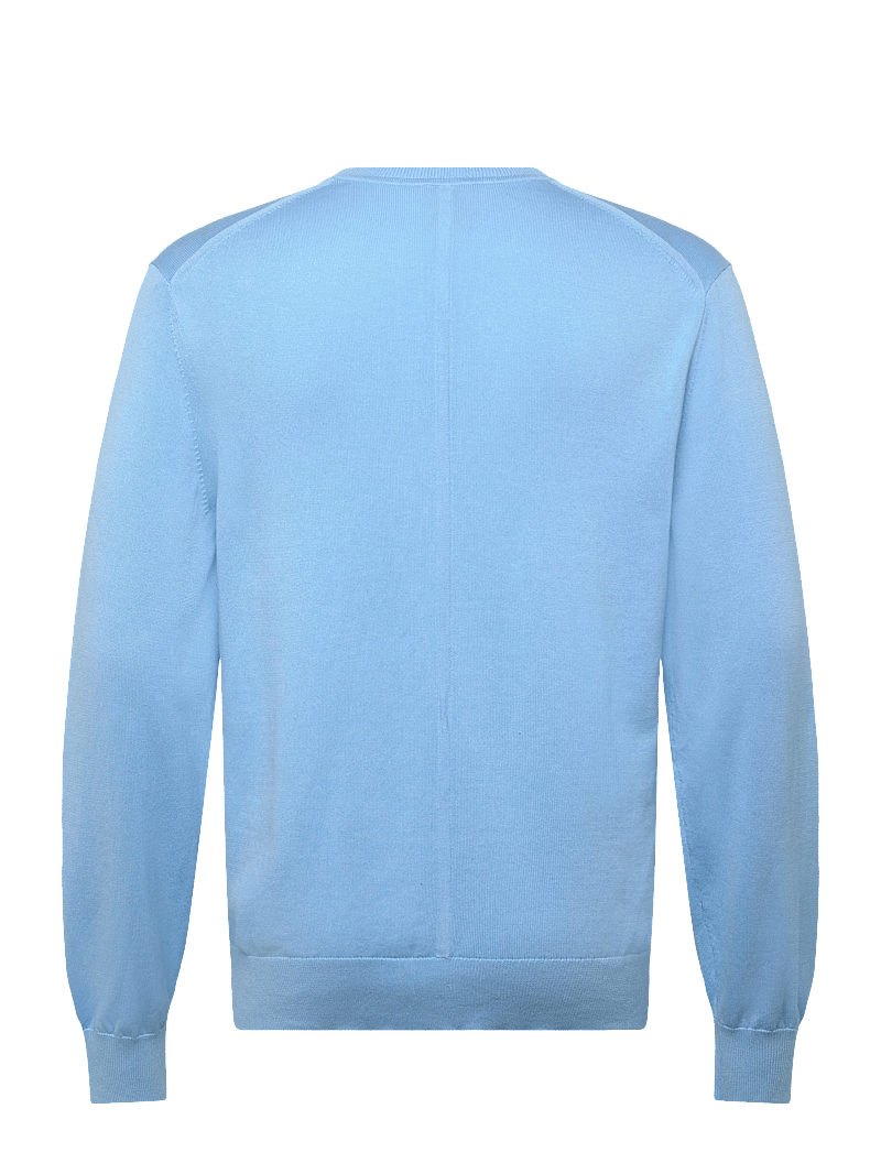 Calvin Klein - LS SUPIMA COTTON CREW 14GG - rundhals - track blue - 2