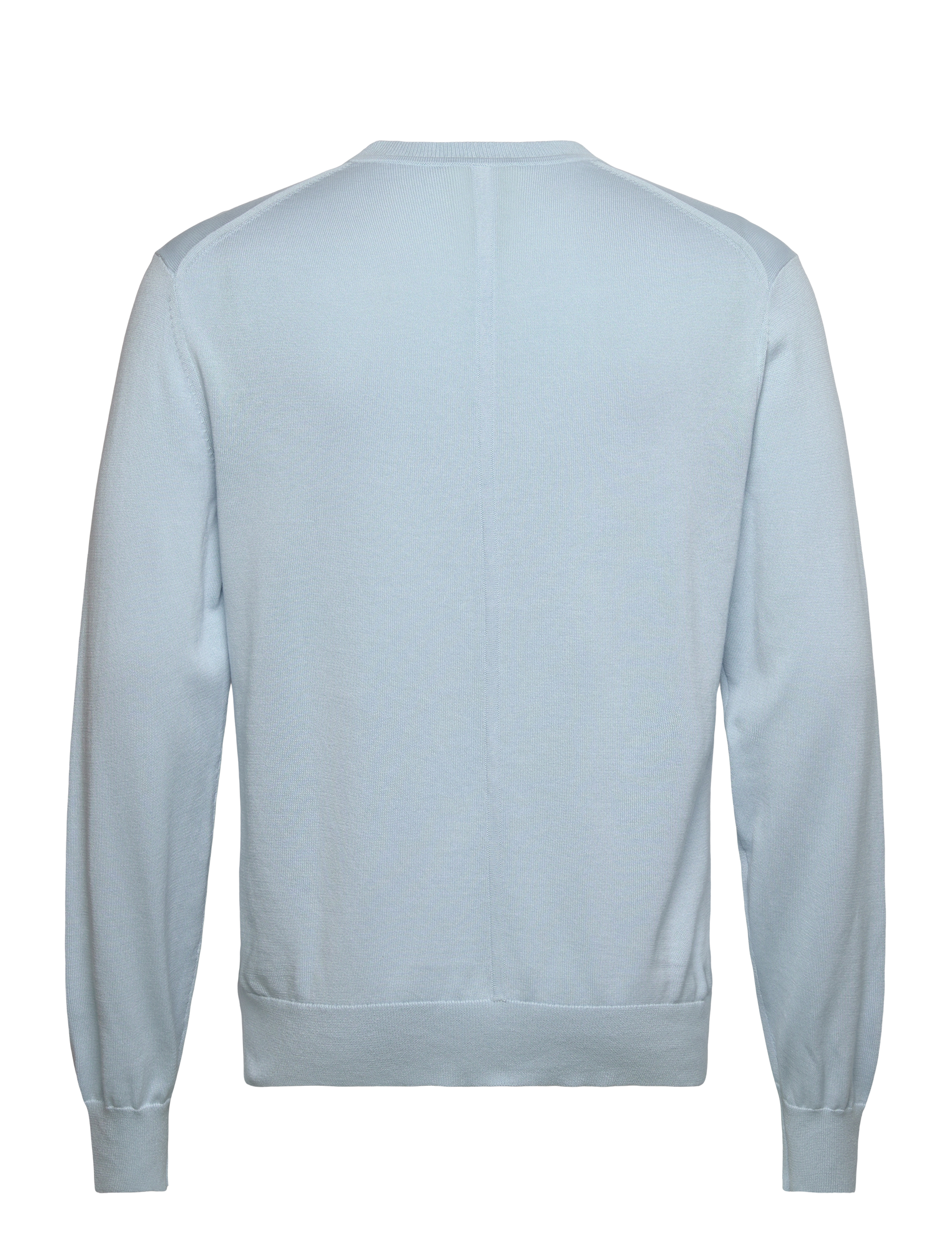 Calvin Klein - LS SUPIMA COTTON CREW 14GG - rundhalsad - winter sky - 1