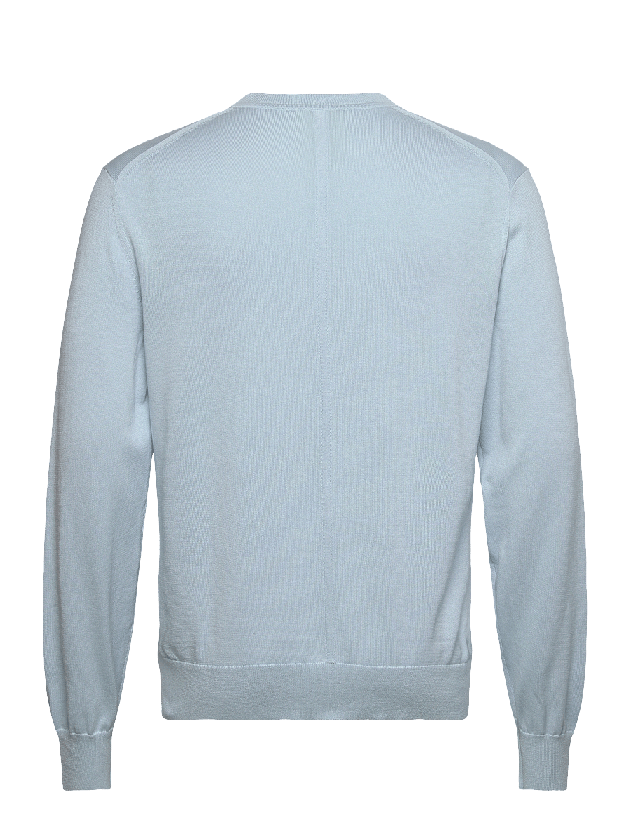 Calvin Klein - LS SUPIMA COTTON CREW 14GG - rundhals - winter sky - 1