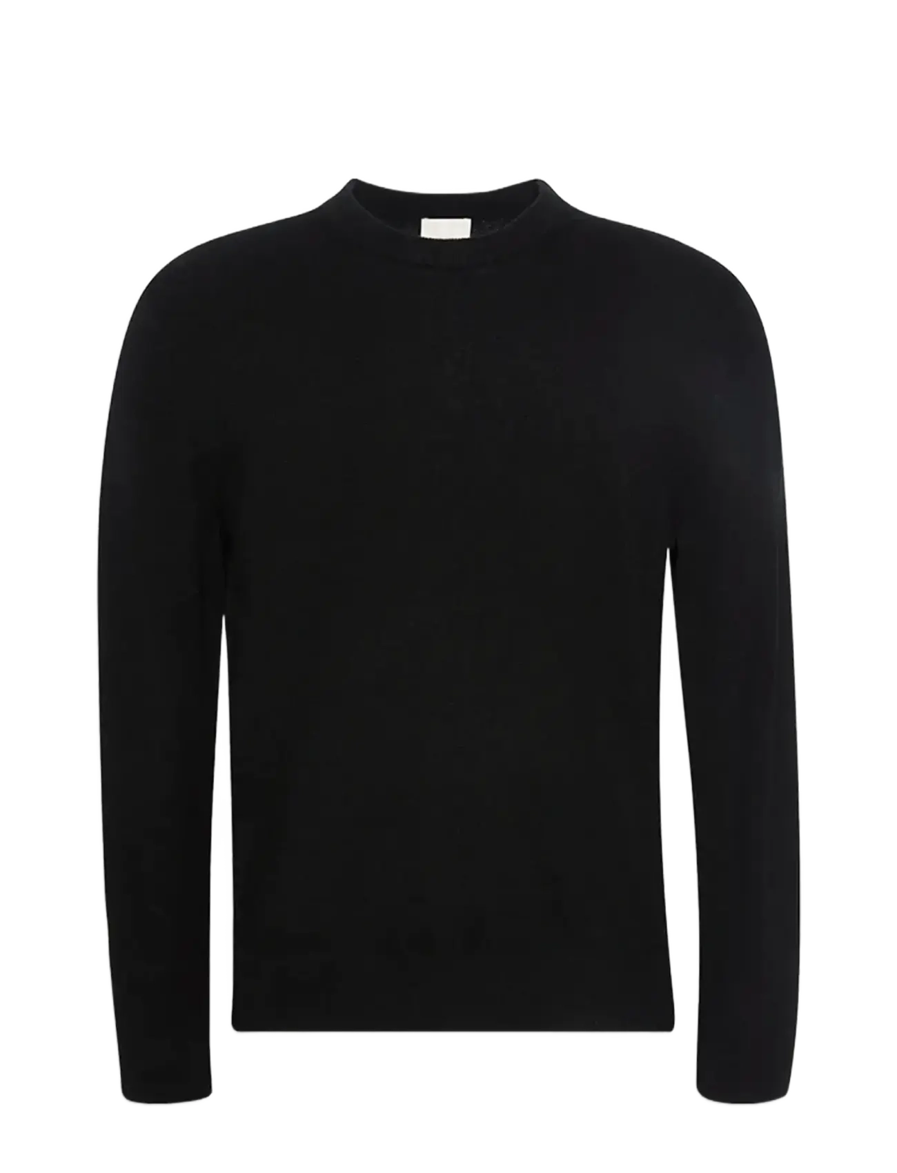 LS CLASSIC CASHMERE CREWNECK 12G - BLACK
