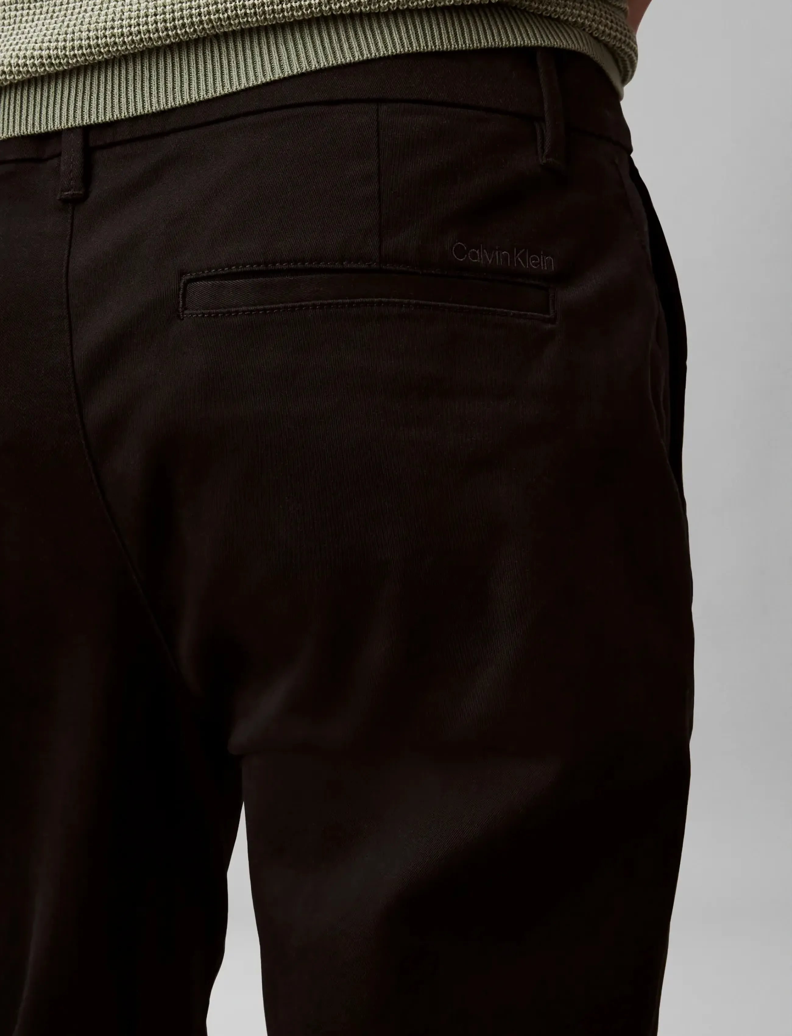 Calvin Klein Slim Refined Cotton Stretch Trou chinos herr – bild 5