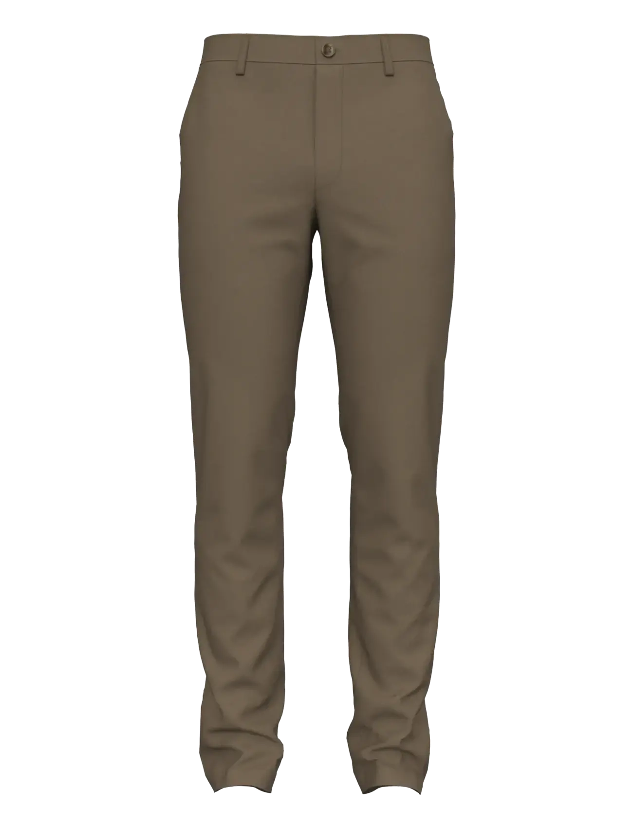 CALVIN KLEIN Slim Rfnd Cttn Strtch Hose Khaki - 30 - Herren