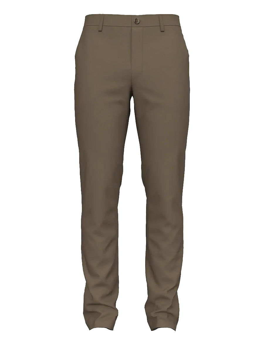 Calvin Klein - SLIM RFND CTTN STRTCH TROUSER - chinos - capers - 1
