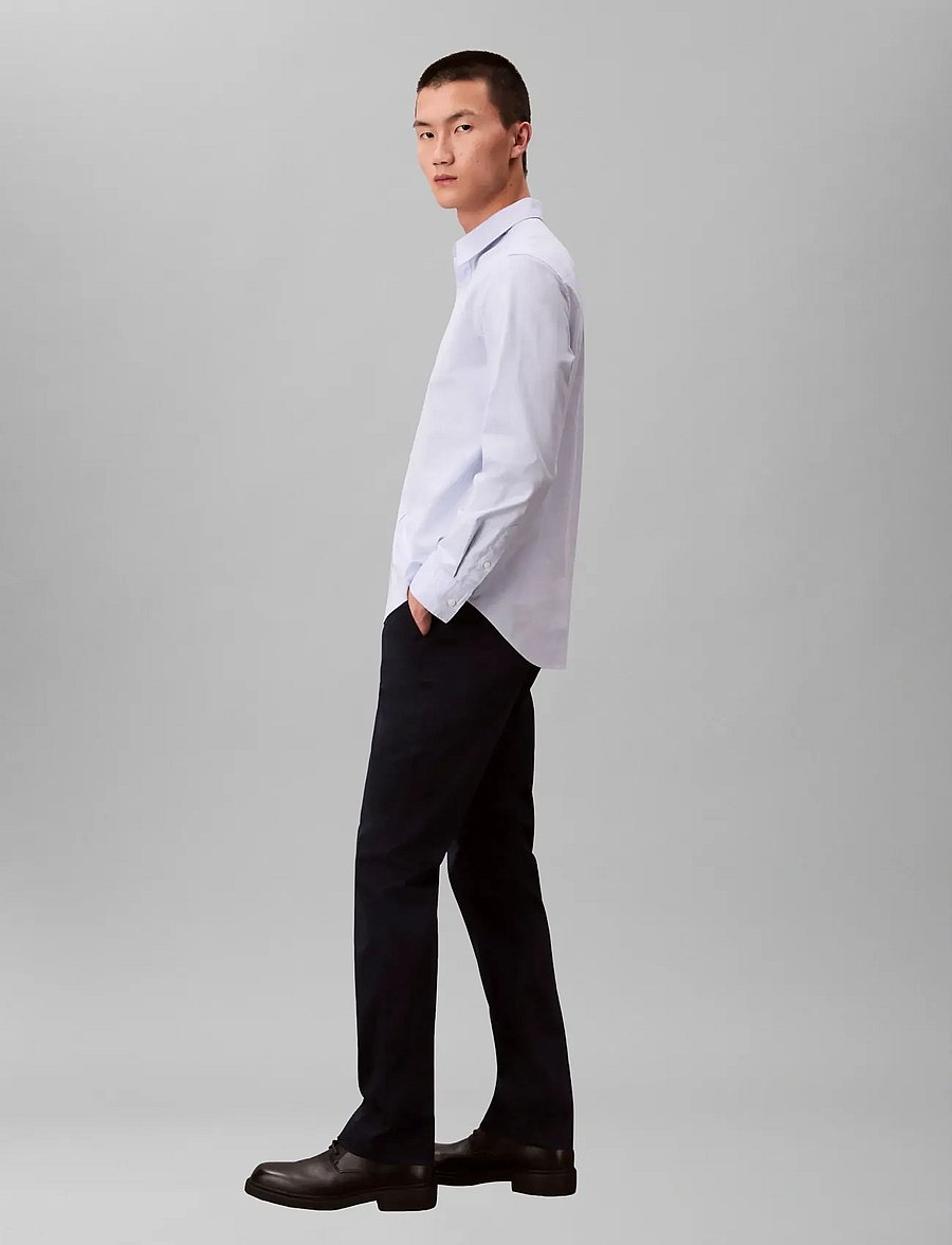 Calvin Klein - SLIM RFND CTTN STRTCH TROUSER - chinos - dark sapphire - 5