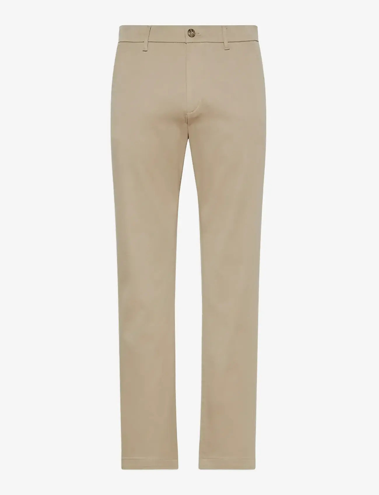 Calvin Klein - SLIM RFND CTTN STRTCH TROUSER - chino stila bikses - vintage khaki - 1