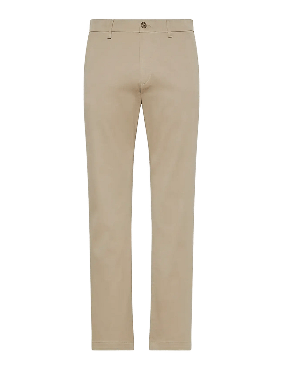 Calvin Klein - SLIM RFND CTTN STRTCH TROUSER - chinos - vintage khaki - 1