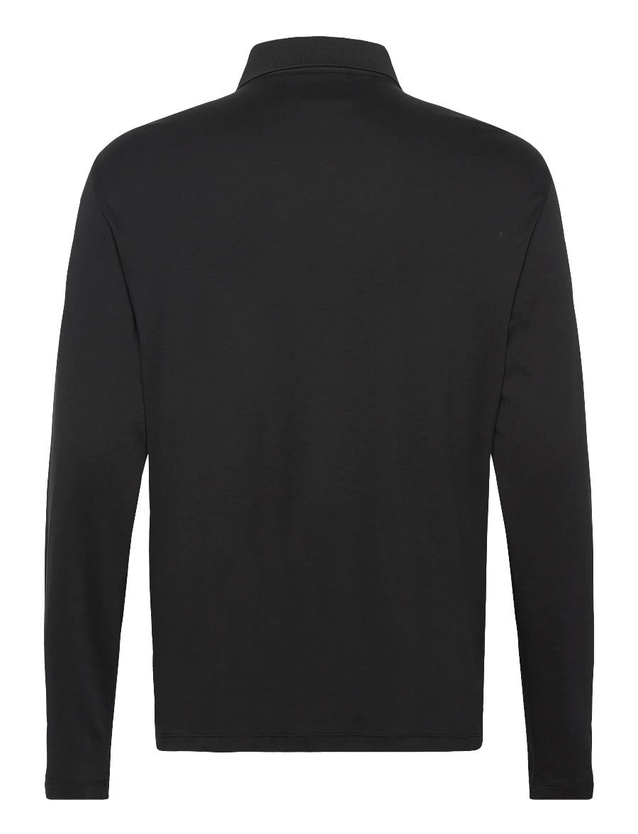 Calvin Klein - LS SUPIMA COTTON SOLID POLO - langärmelig - black - 2