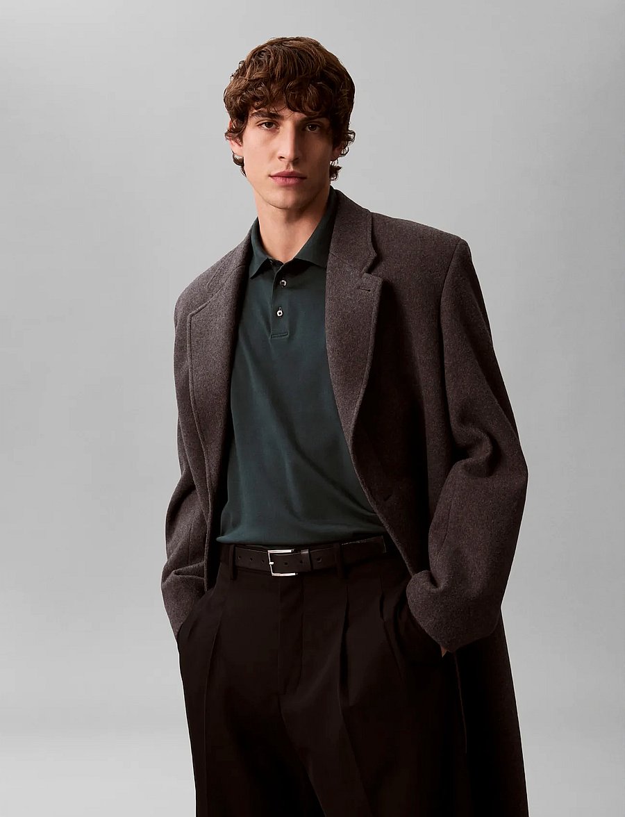 Calvin Klein - LS SUPIMA COTTON SOLID POLO - langärmelig - magical forest - 5