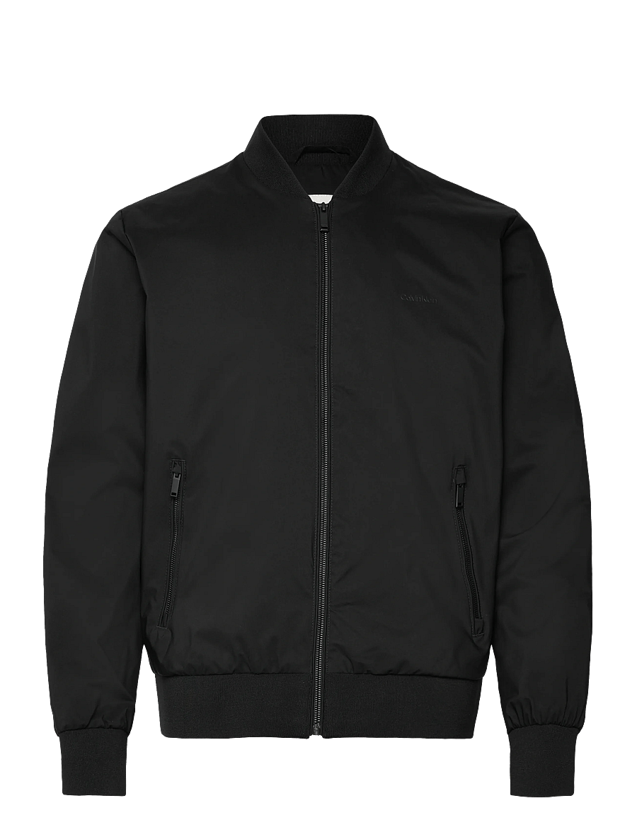 Calvin Klein - LS MATTE BOMBER JACKET - lentejassen - black - 0