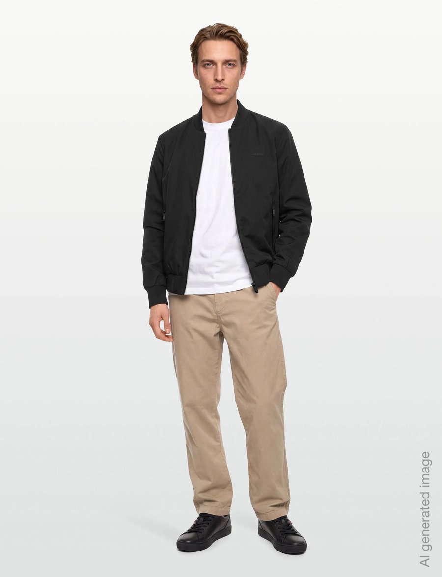 Calvin Klein - LS MATTE BOMBER JACKET - sügisjoped - black - 0