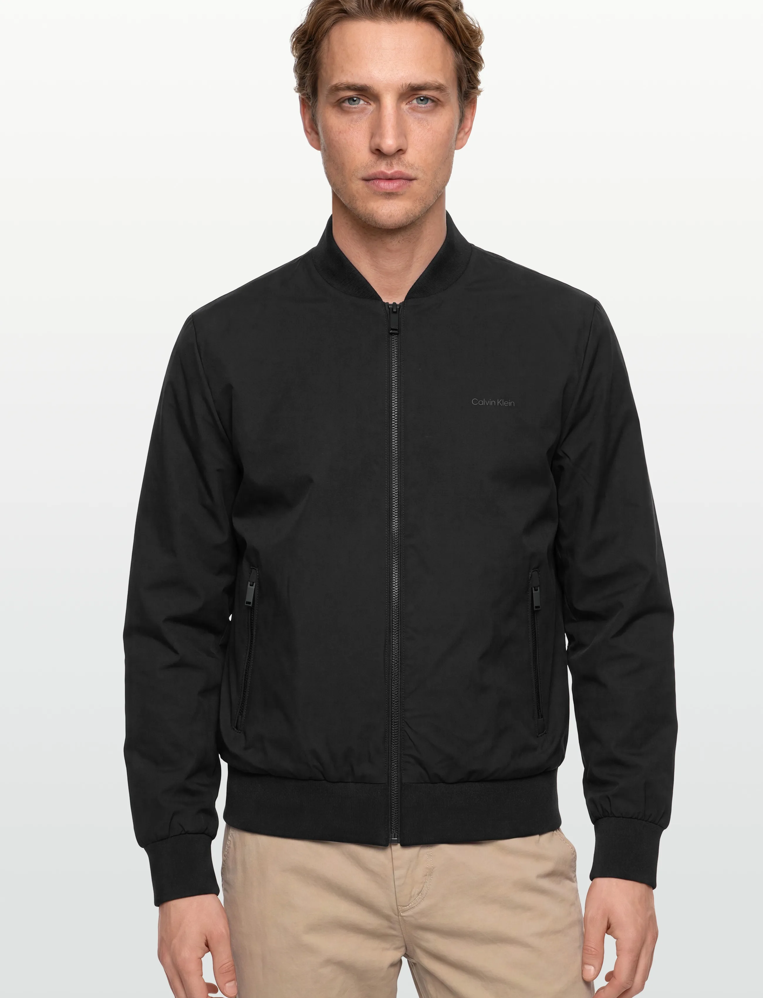 Calvin Klein - LS MATTE BOMBER JACKET - herbstjacken - black - 3