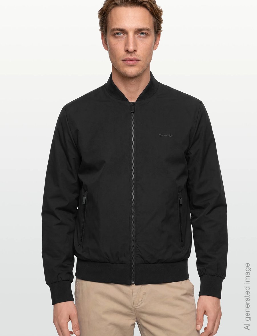 Calvin Klein - LS MATTE BOMBER JACKET - sügisjoped - black - 3