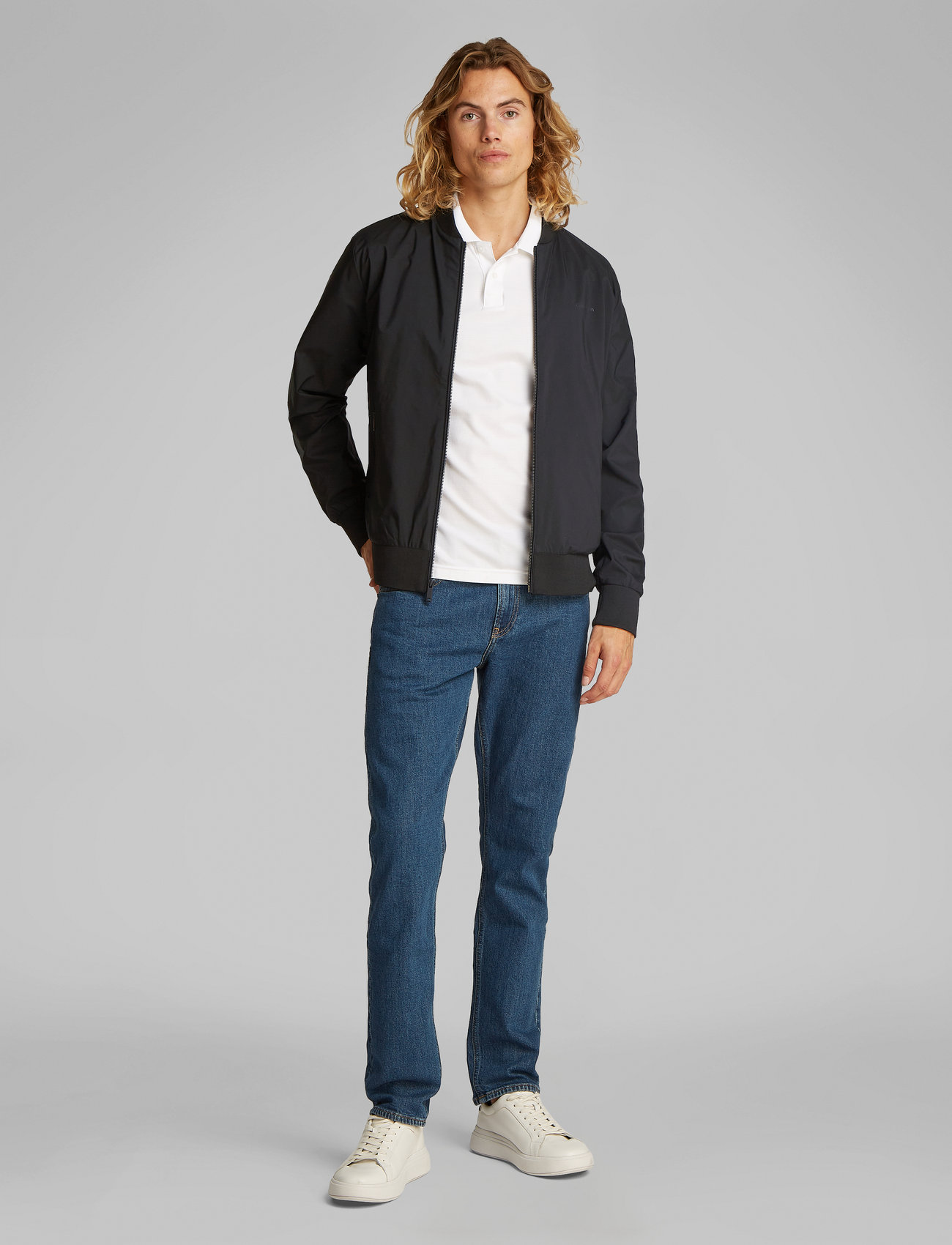 Calvin Klein - LS MATTE BOMBER JACKET - black do not use - 1