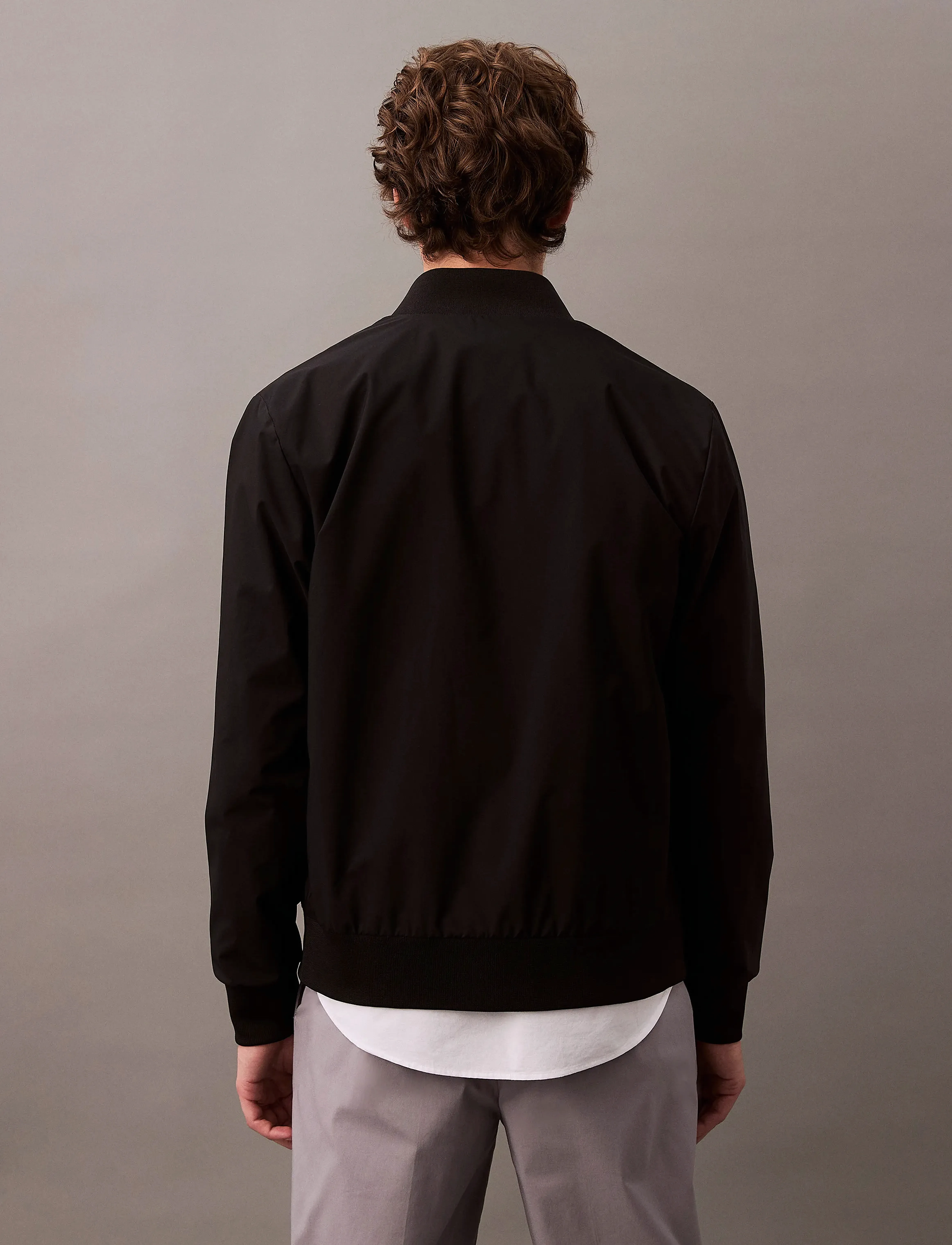 Calvin Klein - LS MATTE BOMBER JACKET - ytterkläder - black do not use - 2