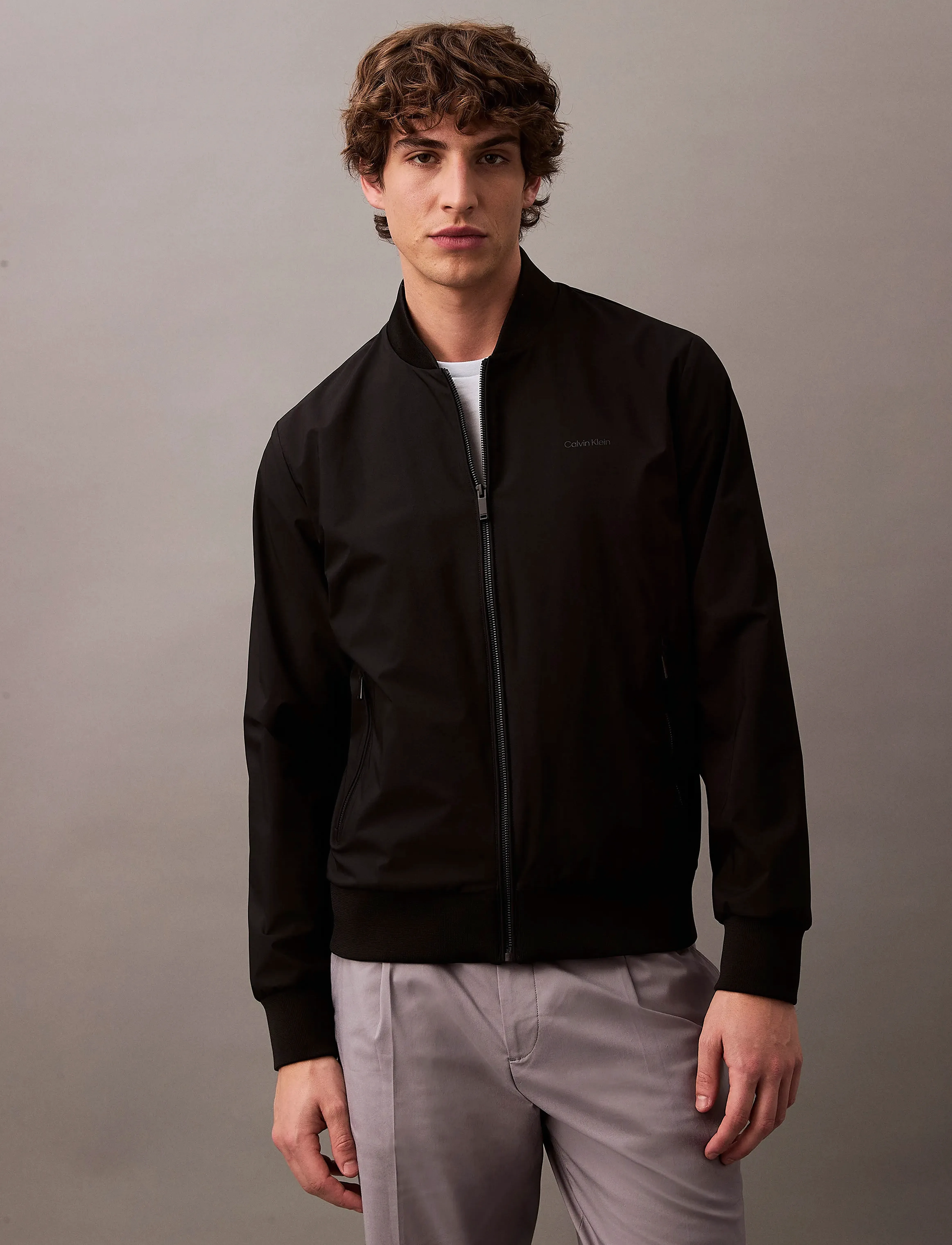 Calvin Klein - LS MATTE BOMBER JACKET - ytterkläder - black do not use - 5