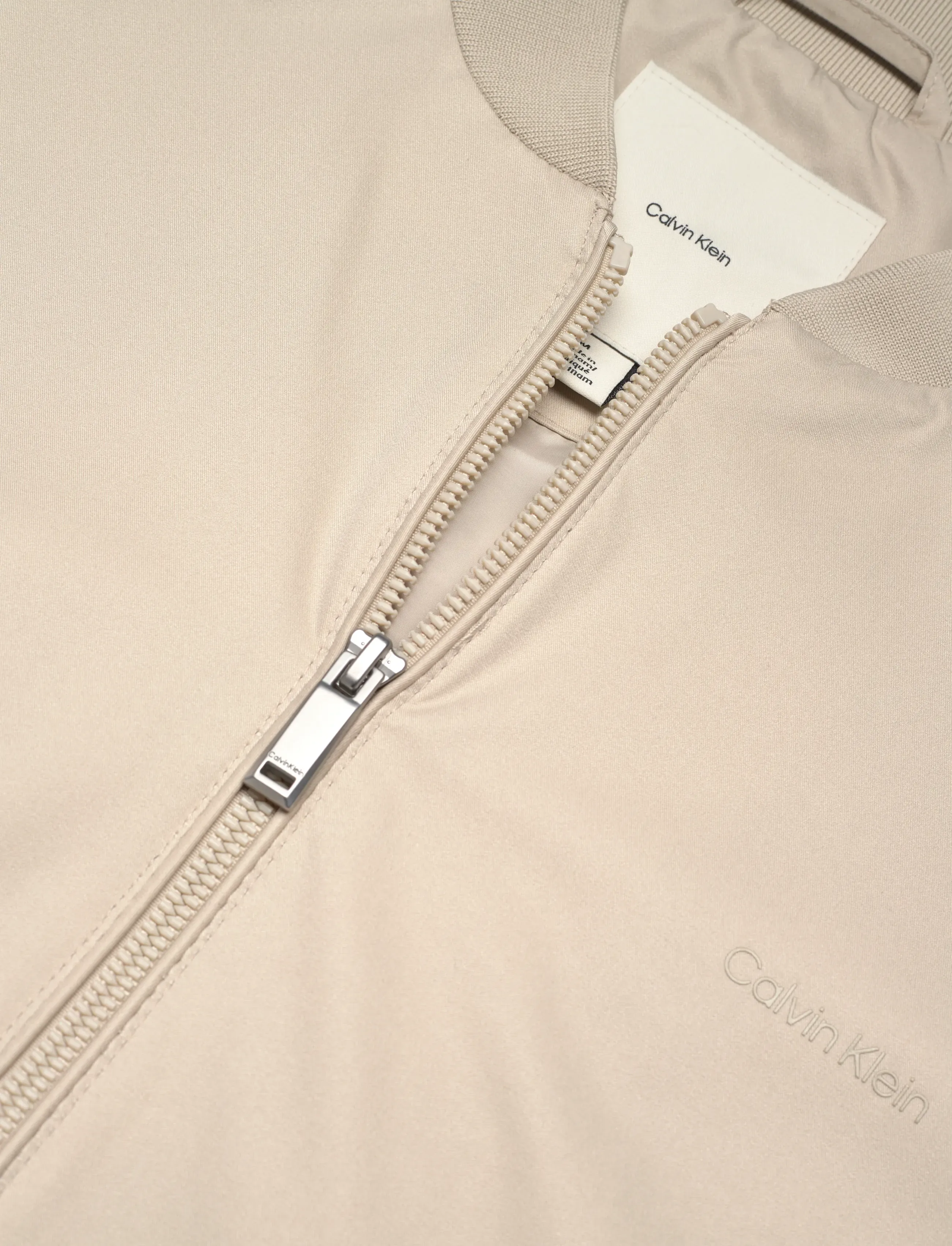 Calvin Klein - LS MATTE BOMBER JACKET - frühlingsjacken - island fossil - 2