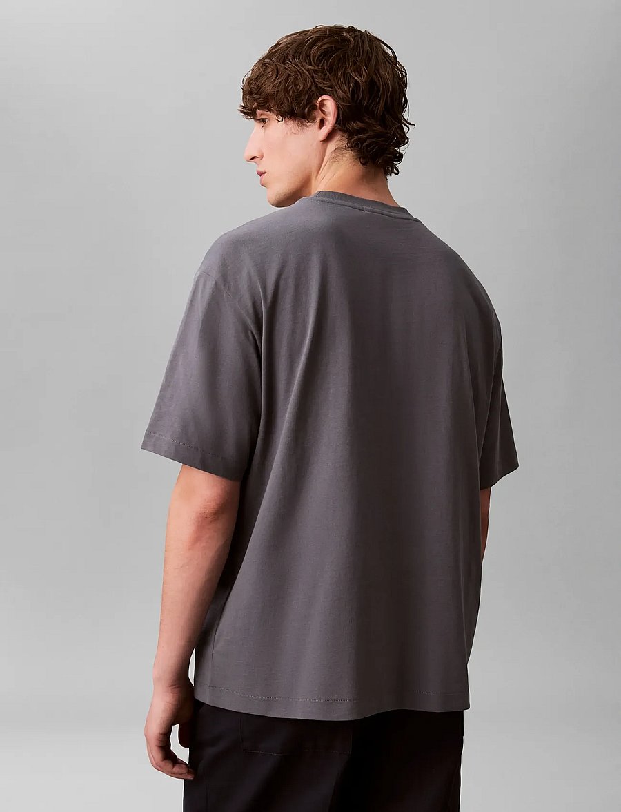 Calvin Klein - SS RLXD 16s STD LOGO CREWNK TEE - lühikeste varrukatega t-särgid - anchor navy - 2
