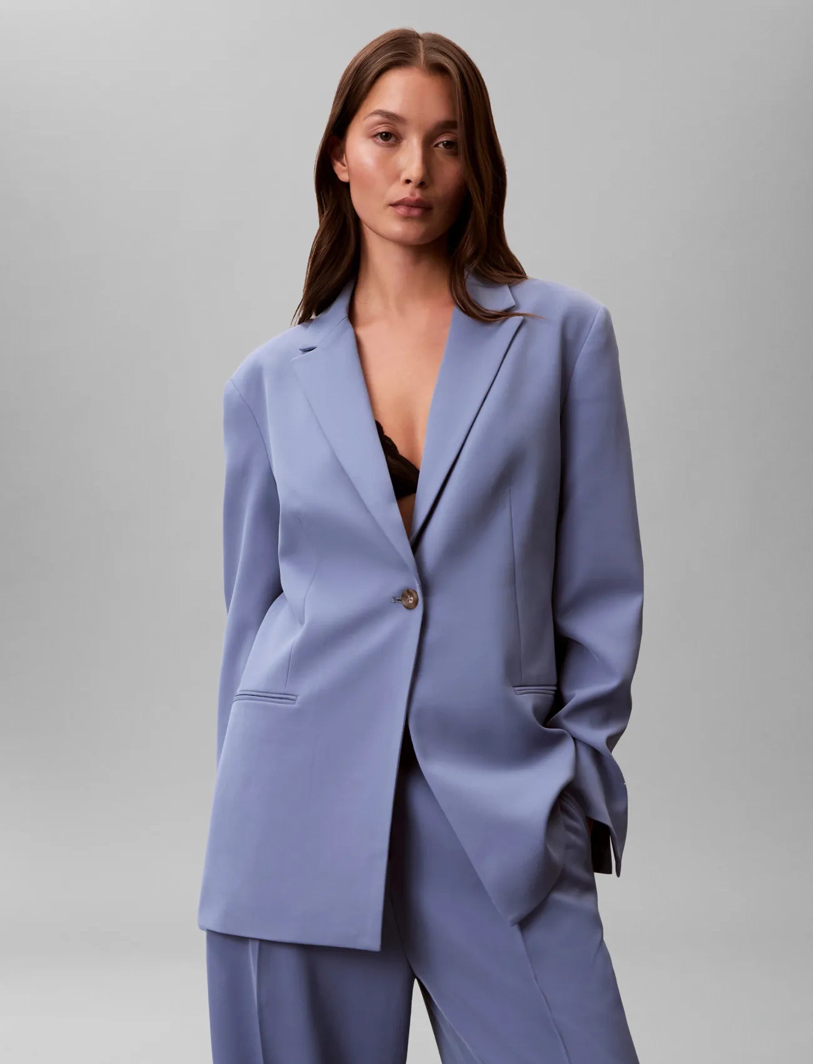 Calvin Klein - HERO BLAZER - GOOD 2 - single breasted blazers - dusty sailor blue - 4