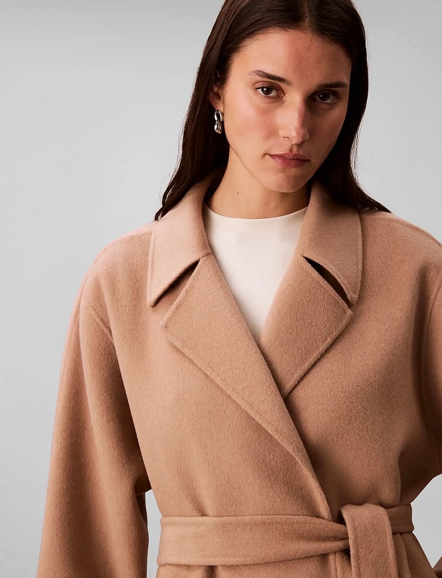 Calvin Klein - HERO TRENCH COAT-DBL FACE WOOL - - winterjassen - amphora - 2
