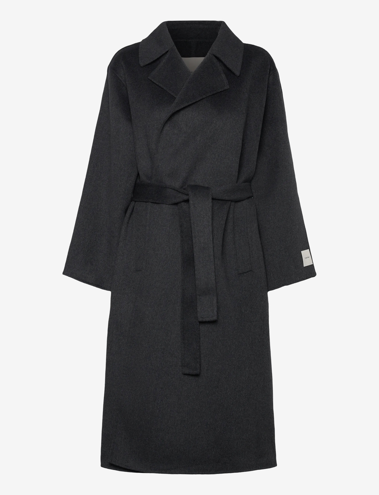 Calvin Klein - HERO TRENCH COAT-DBL FACE WOOL - - vinterjakker - b85 charcoal heather - 1