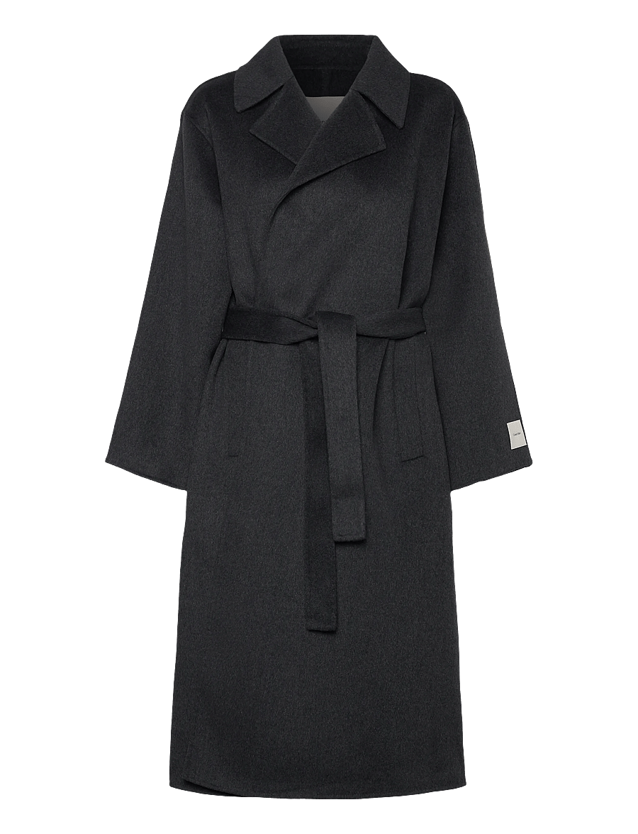 Calvin Klein - HERO TRENCH COAT-DBL FACE WOOL - - winterjacken - b85 charcoal heather - 1