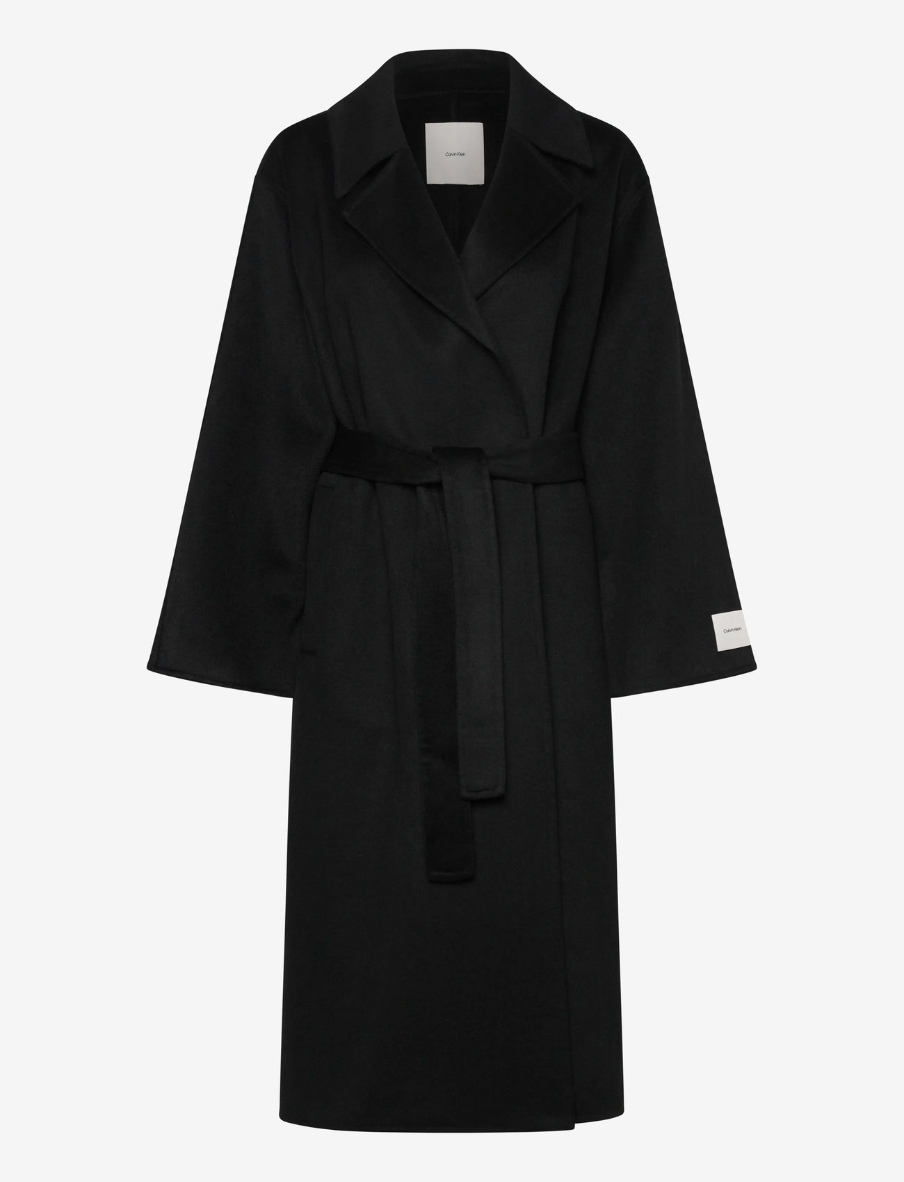 Calvin Klein - HERO TRENCH COAT-DBL FACE WOOL - - kurtki zimowe - black - 1