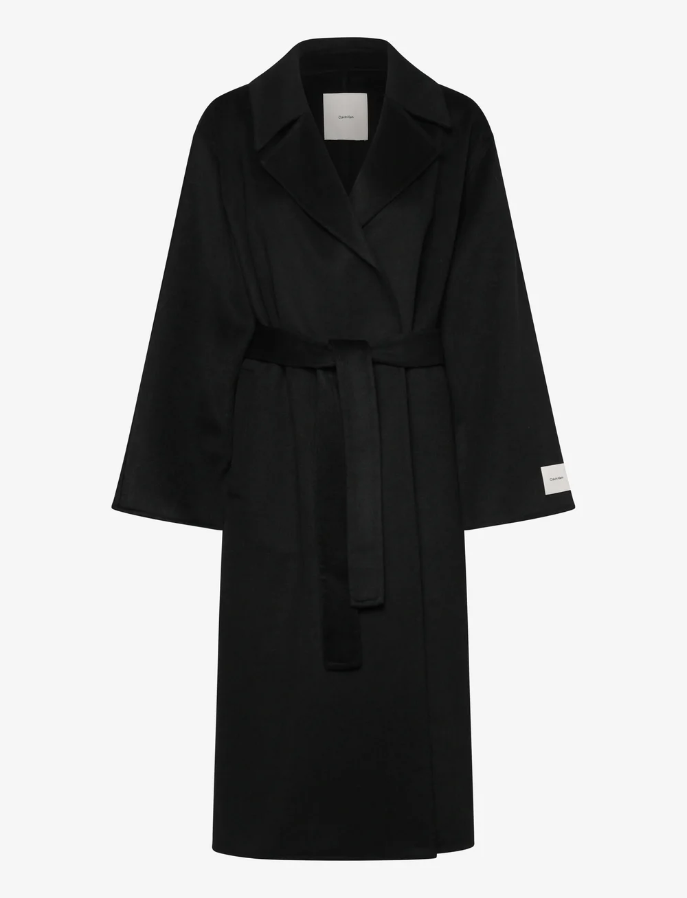 Calvin Klein - HERO TRENCH COAT-DBL FACE WOOL - - wollmäntel - black - 1
