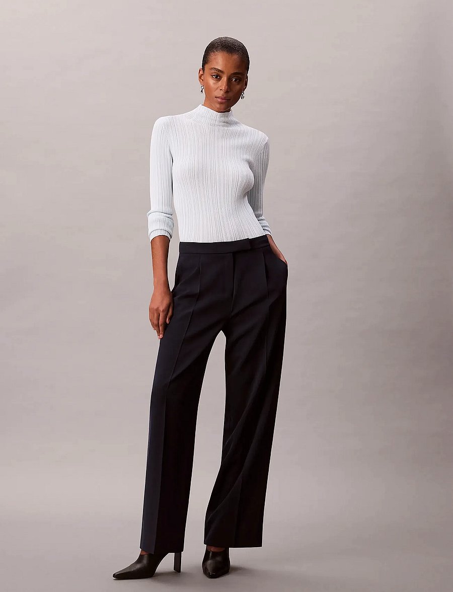 Calvin Klein - HERO TAILORED TROUSER - GOOD 2 - pidulikud püksid - dark sapphire - 0