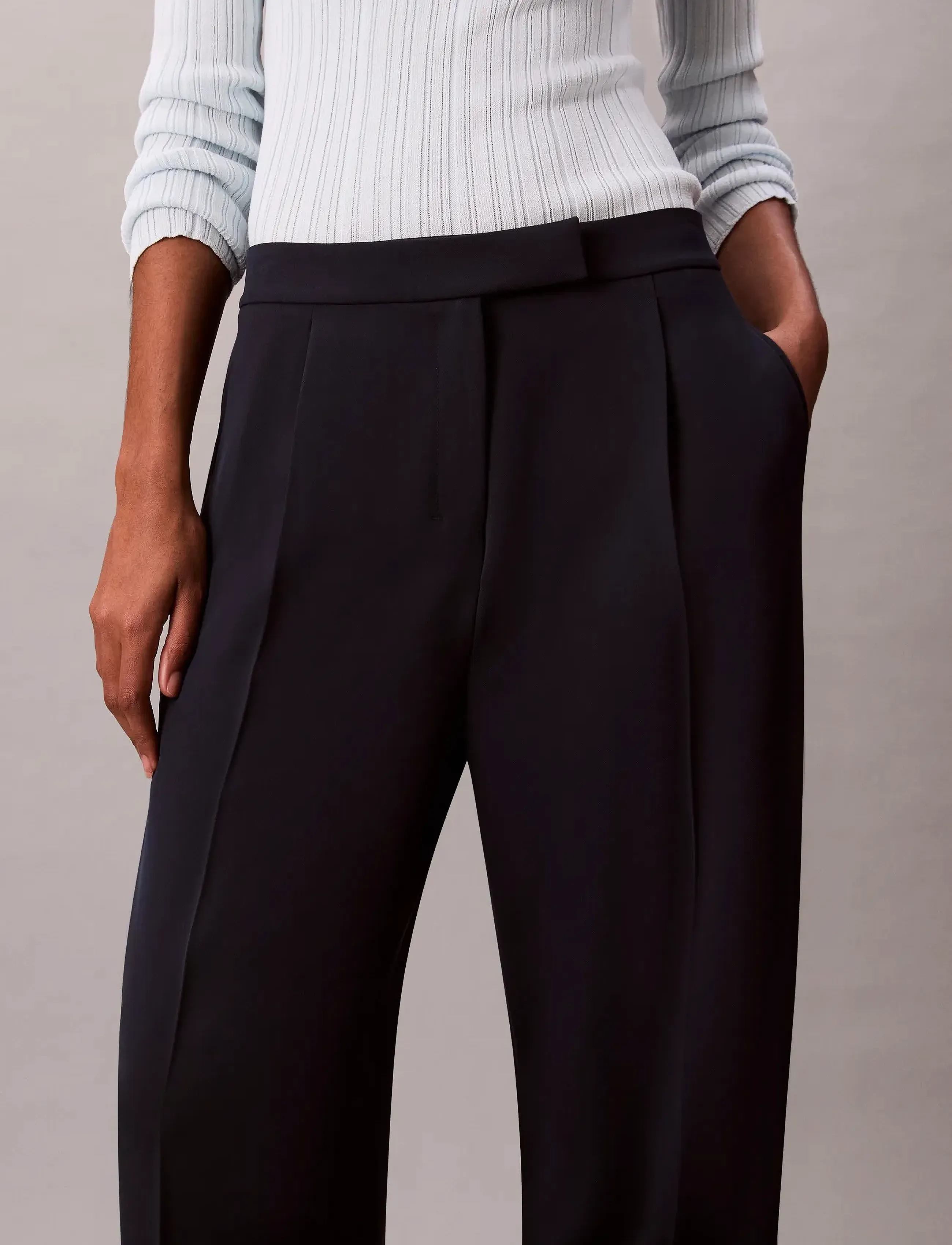 Calvin Klein - HERO TAILORED TROUSER - GOOD 2 - pidulikud püksid - dark sapphire - 3