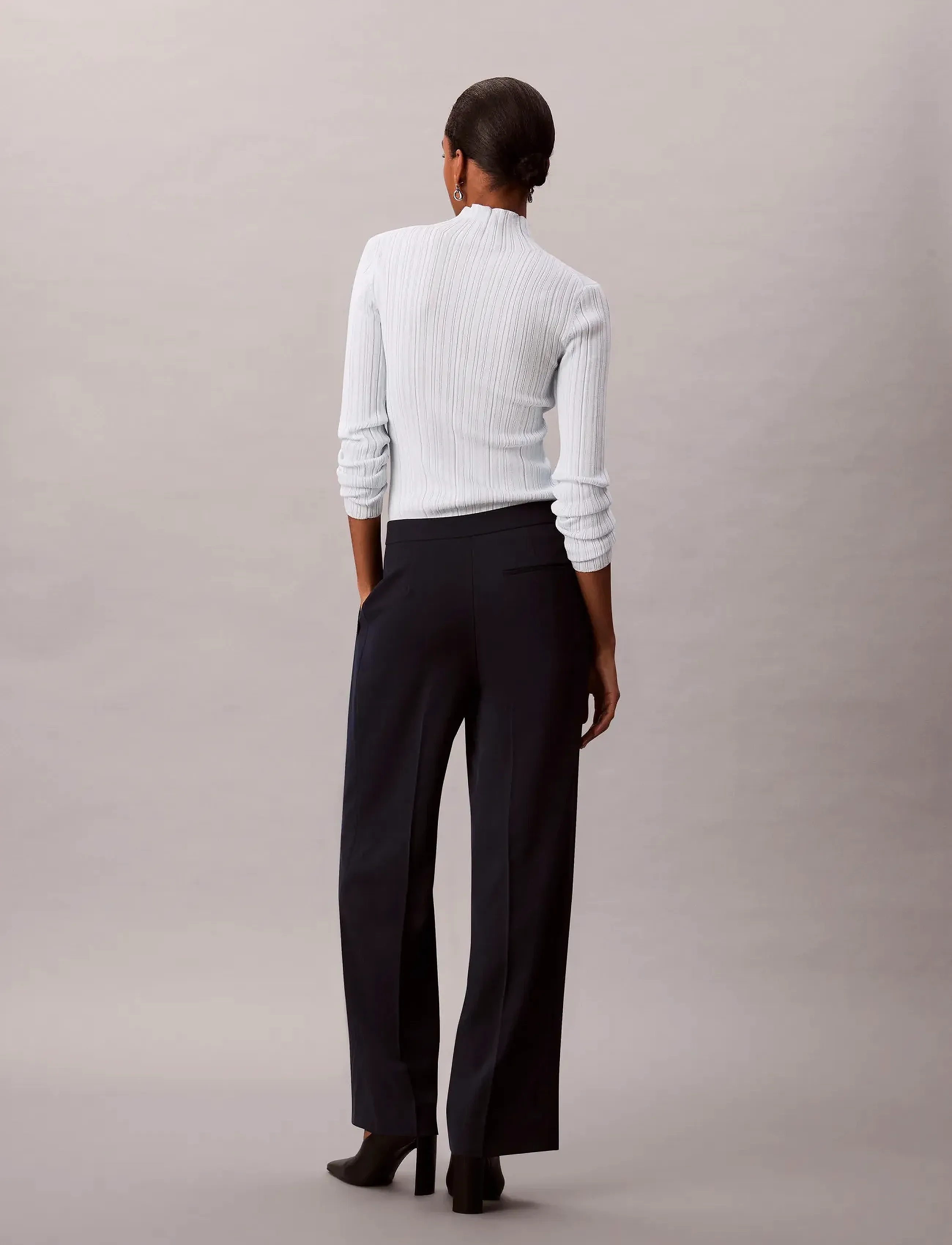 Calvin Klein - HERO TAILORED TROUSER - GOOD 2 - pidulikud püksid - dark sapphire - 4