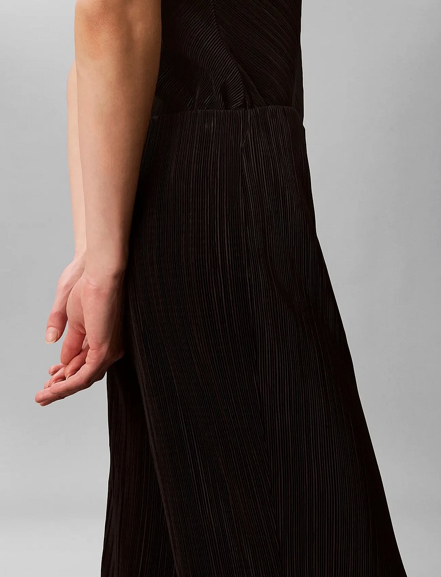 Calvin Klein - Plisse Pull On Pant - sirged püksid - black - 4
