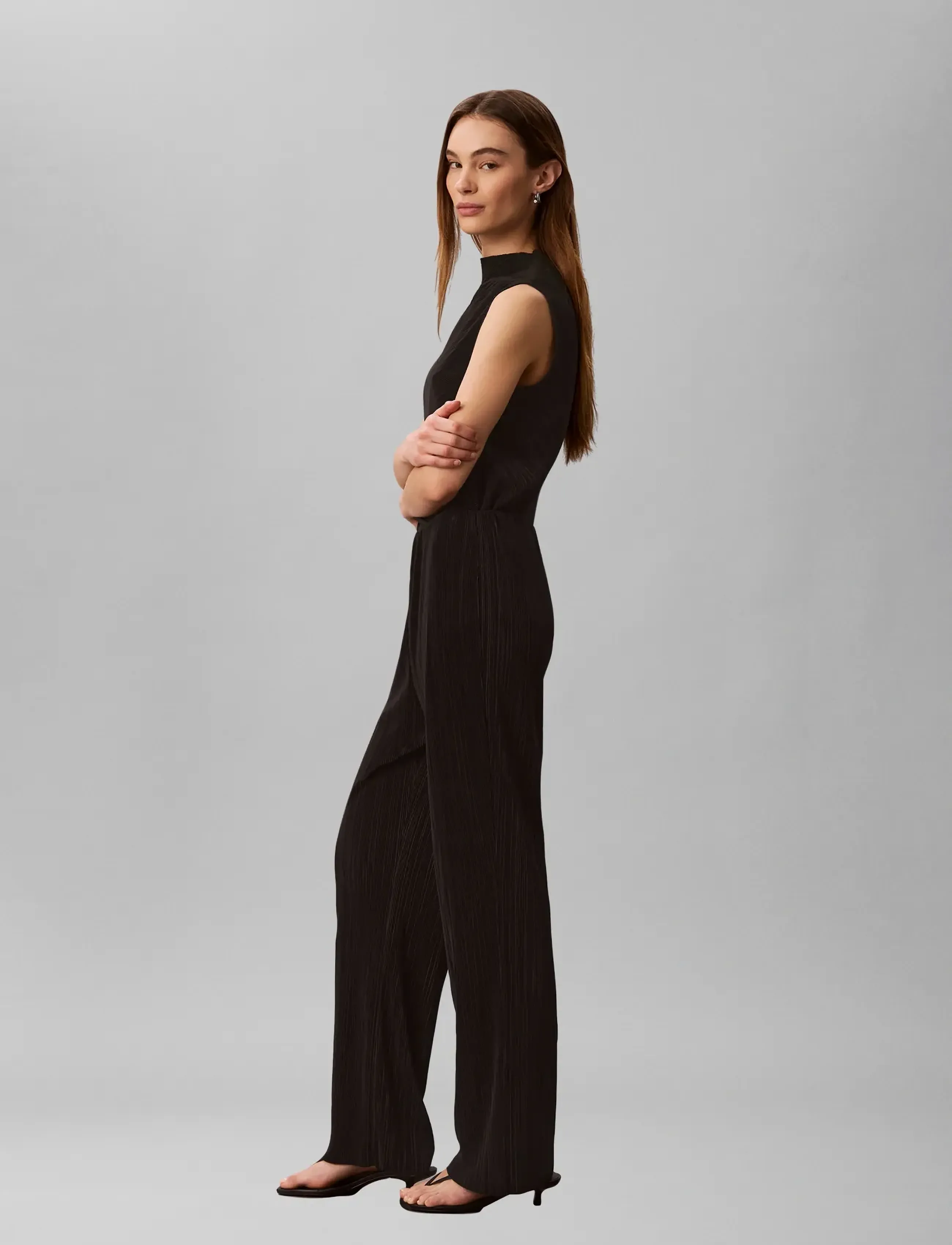 Calvin Klein Plisse Pull On Pant mjukisbyxor dam – bild 5