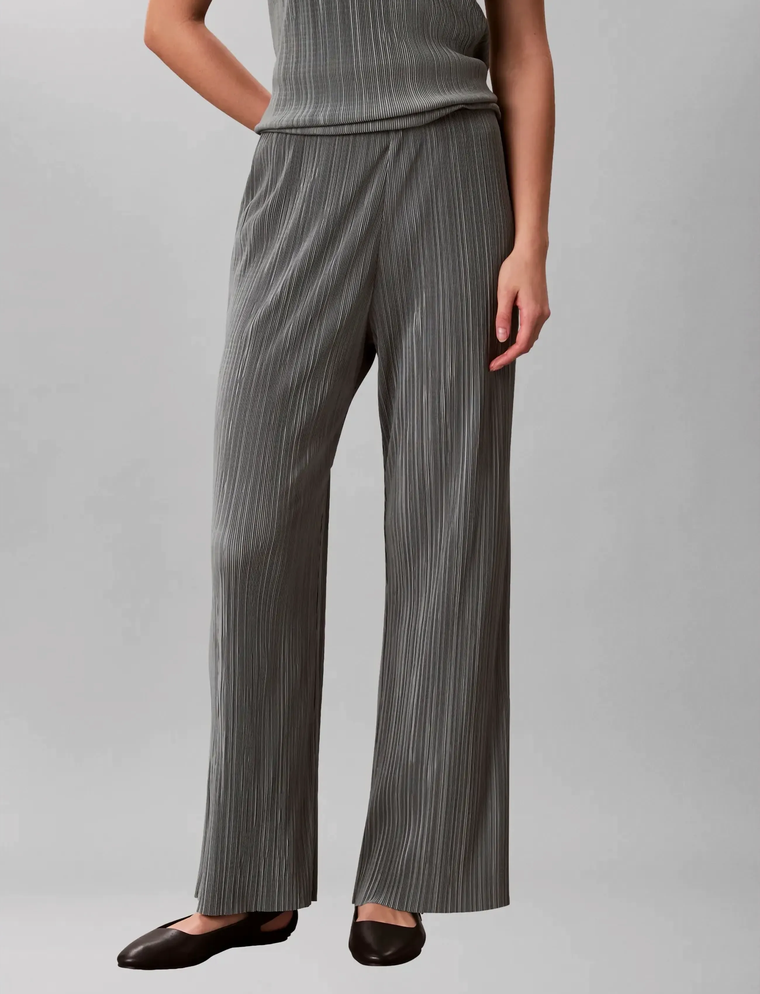 Plisse Pull On Pant 3