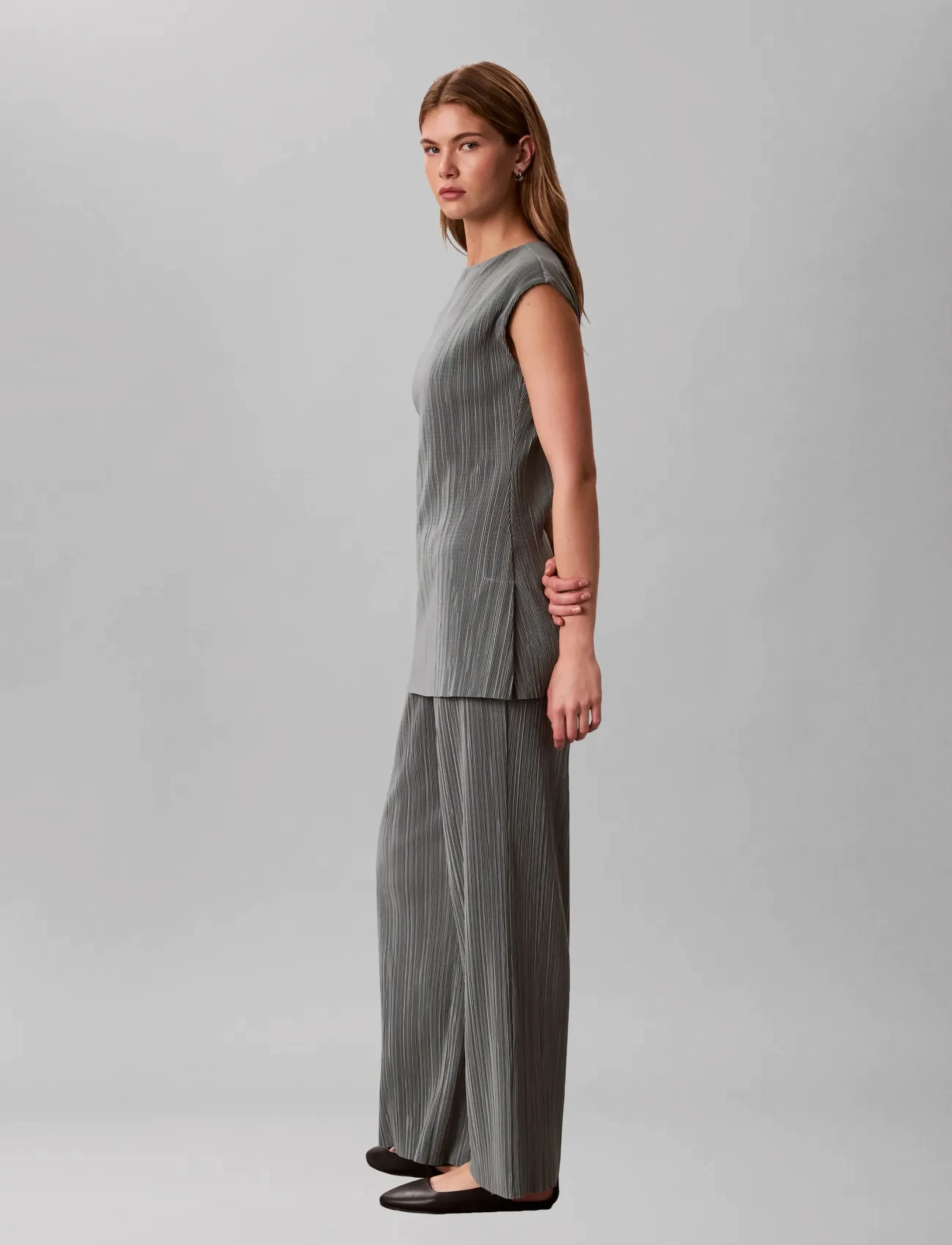 Plisse Pull On Pant 4